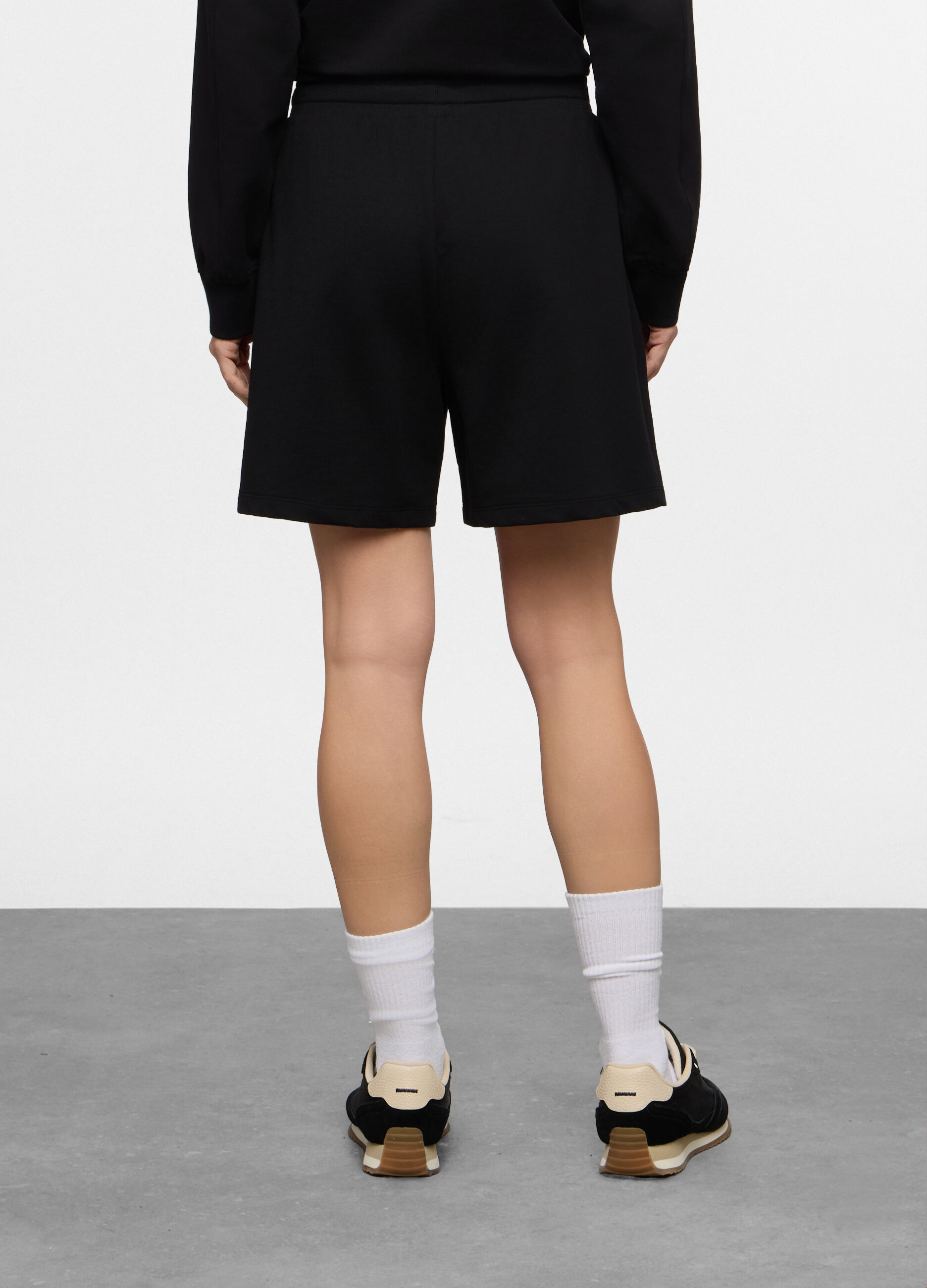 Bermuda in french terry di puro cotone donna_1