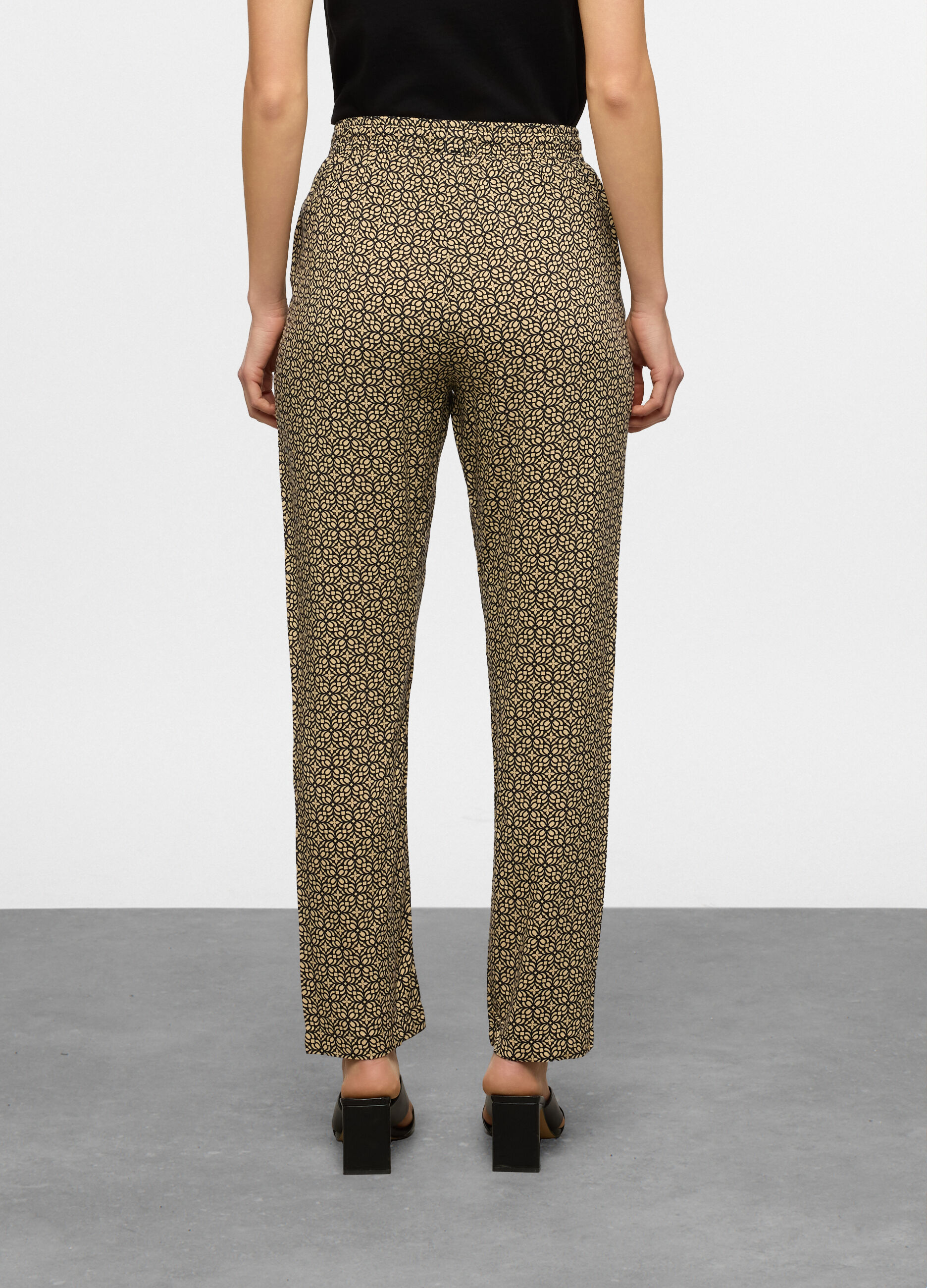 Jogger in pura viscosa donna_1