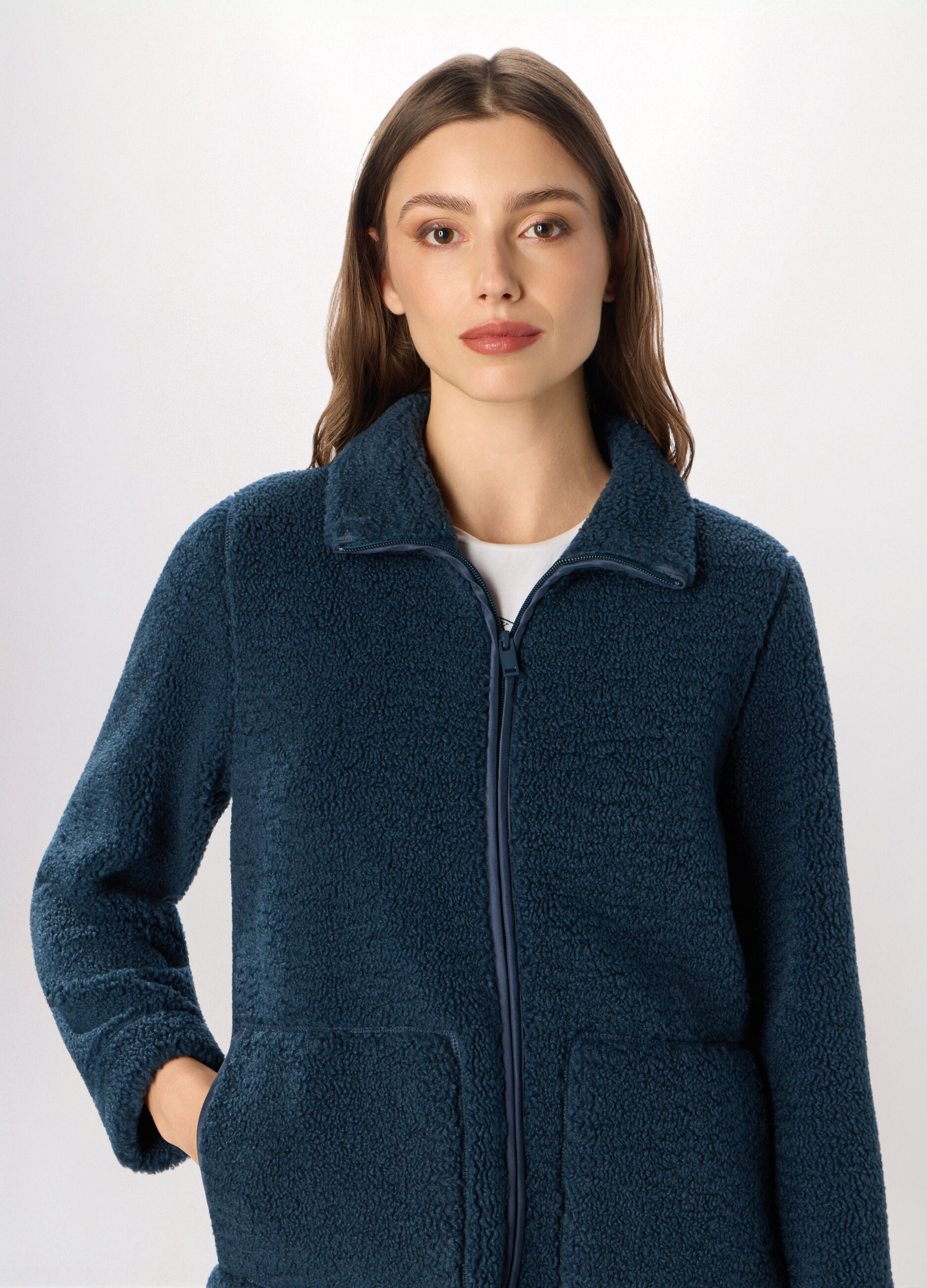 Felpa in sherpa Holistic fitness donna_2