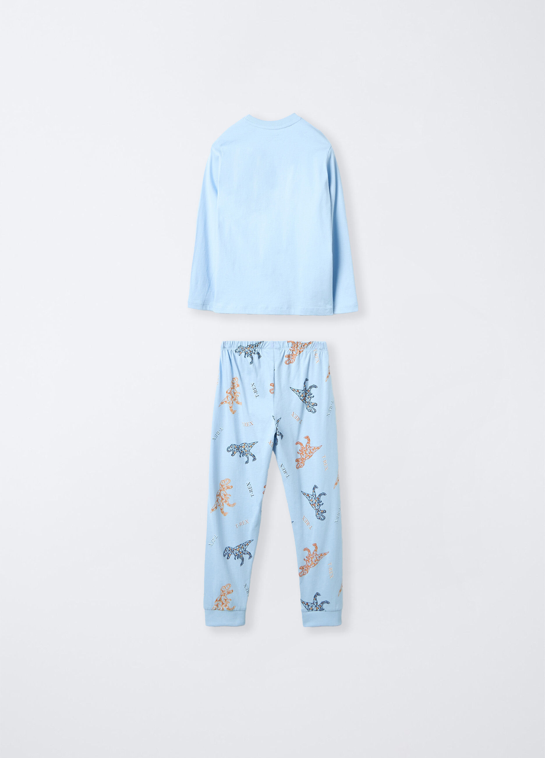 Set pigiama lungo in jersey di puro cotone bambino_1