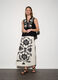 Gonna lunga misto lino donna_0