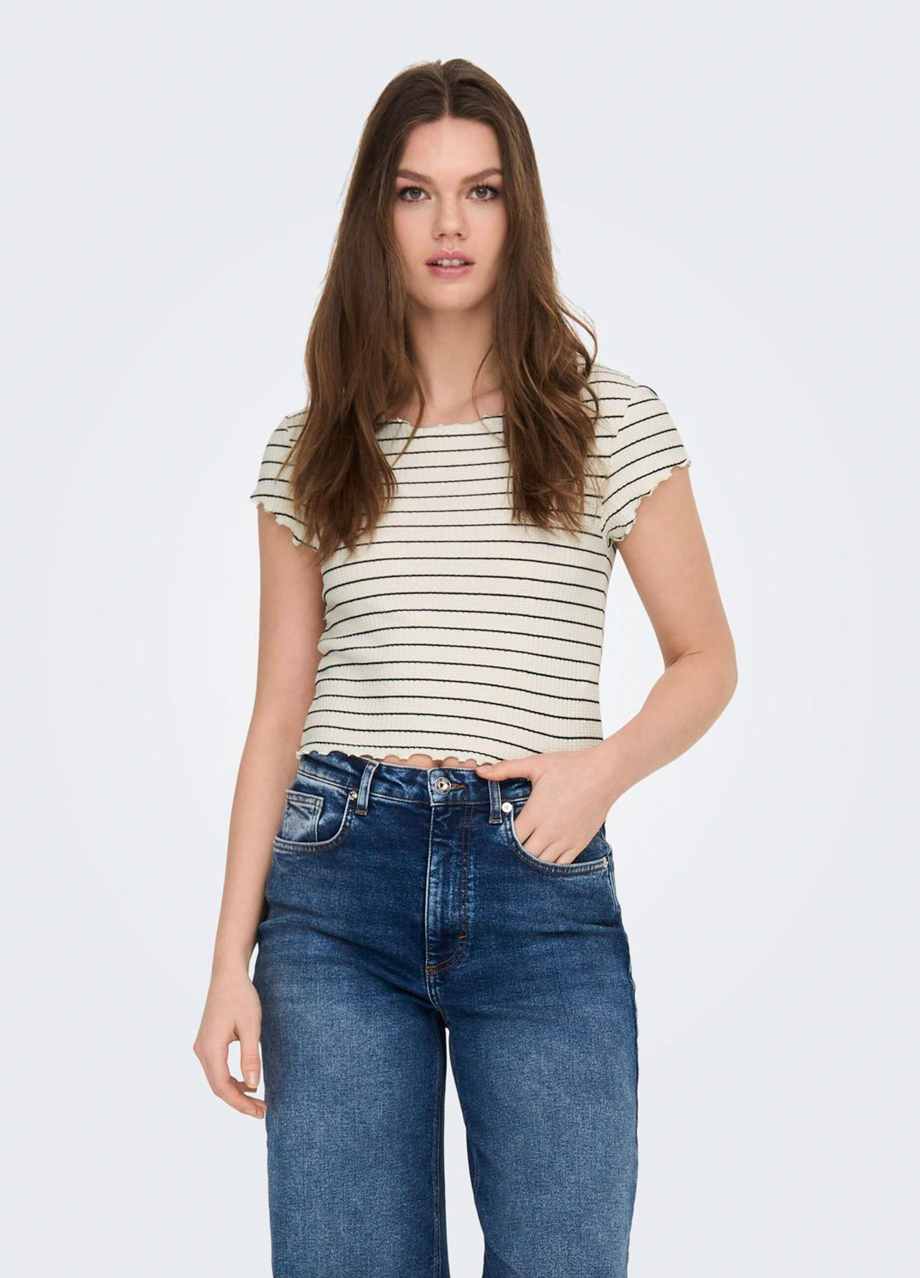 T-shirt a righe donna_2