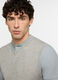 Gilet collo a V in jersey uomo_2