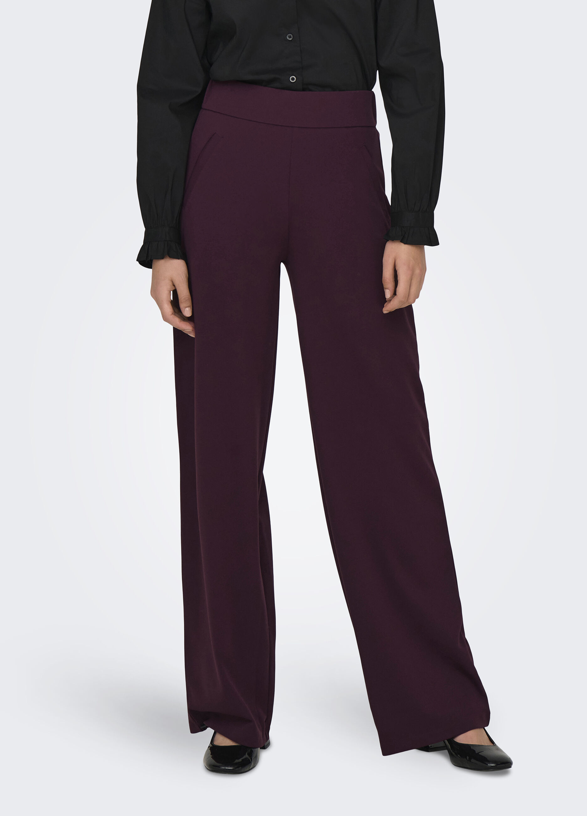 Pantaloni wide leg fit_4