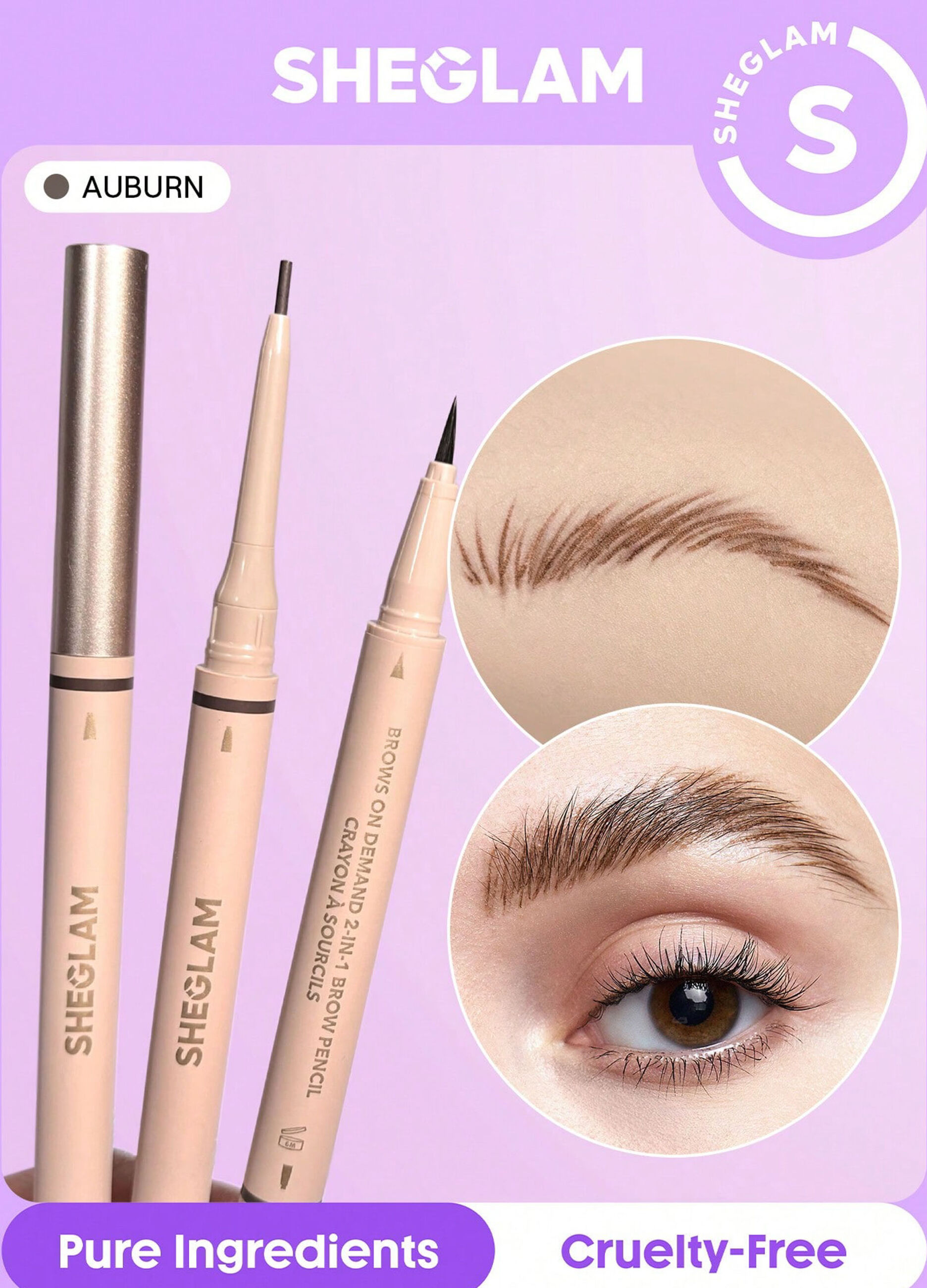 Matita per sopracciglia Brows On Demand 2-In-1 &ndash; Castano ramato_4