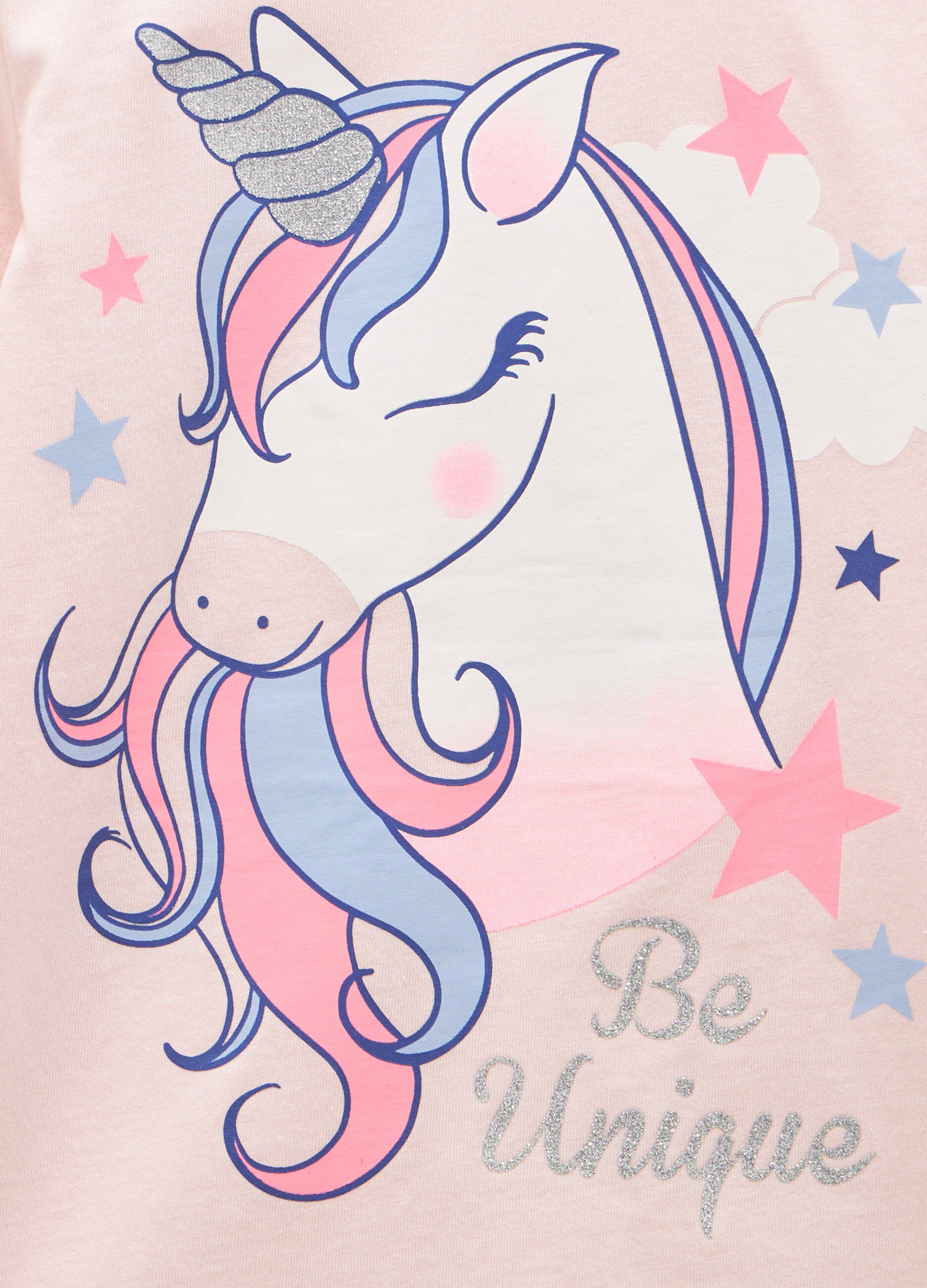 Pigiama lungo in puro cotone bambina_1