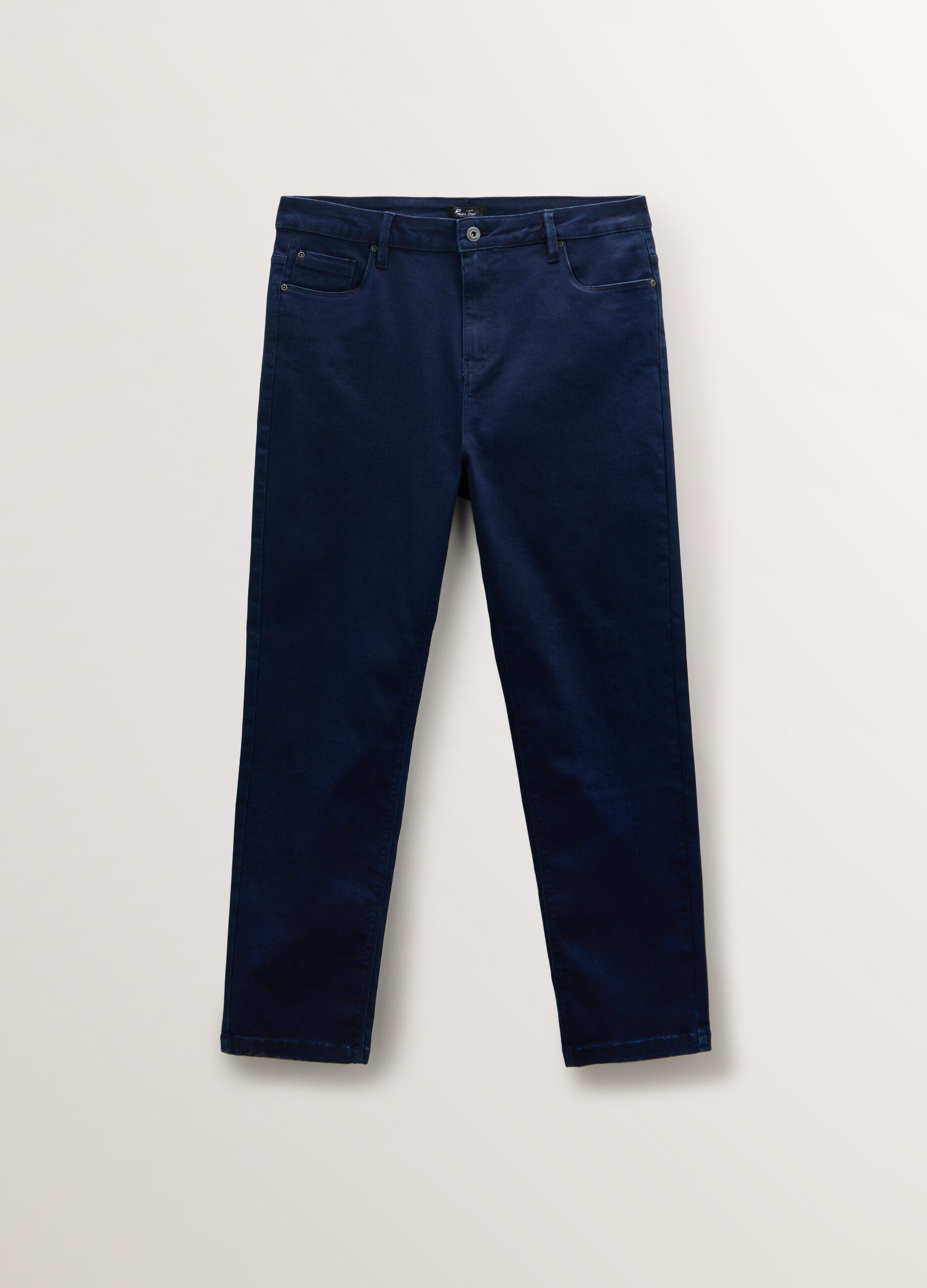 Pantaloni Fit Regular in denim di cotone stretch donna curvy_0
