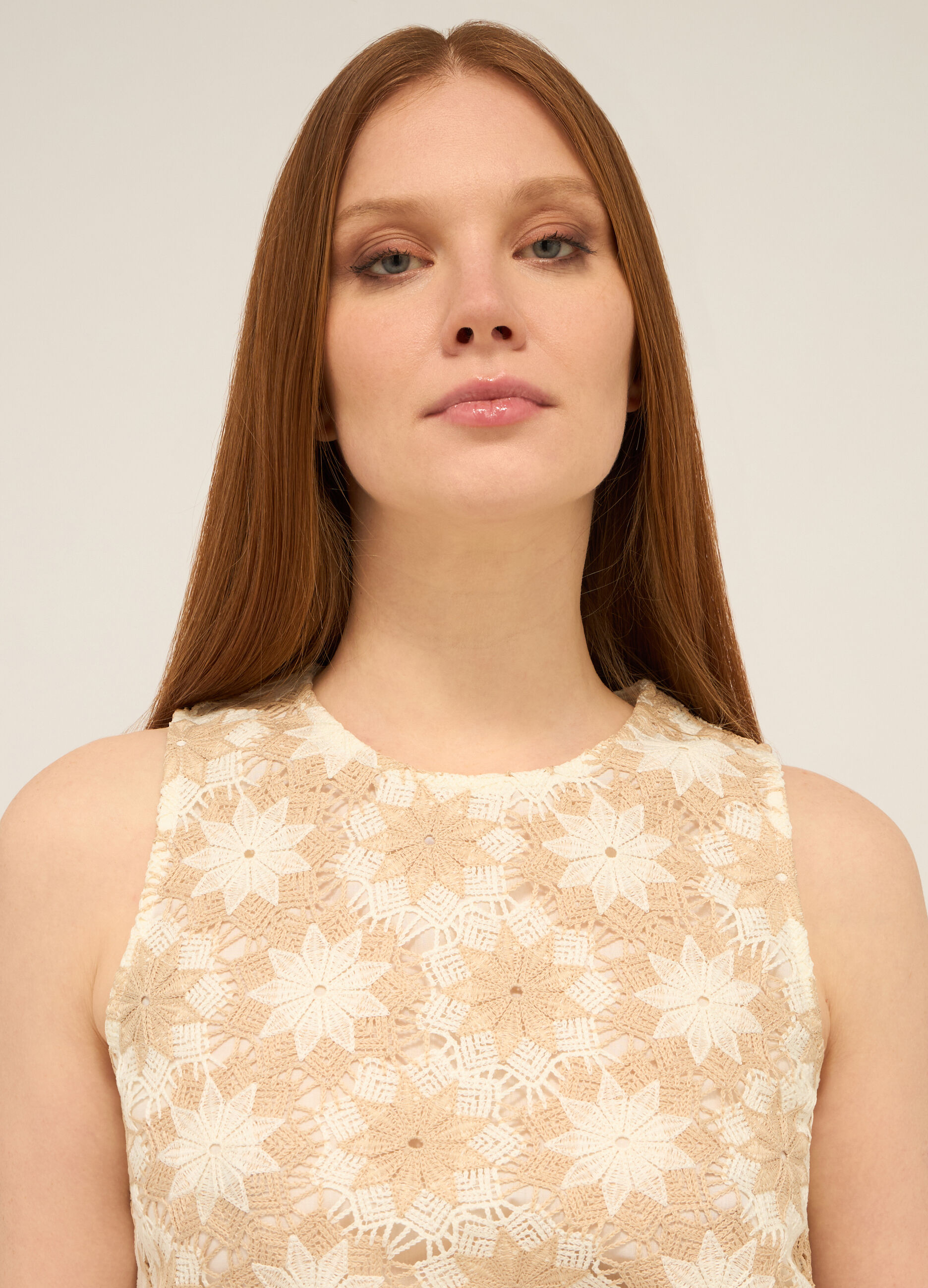 Top crochet donna
