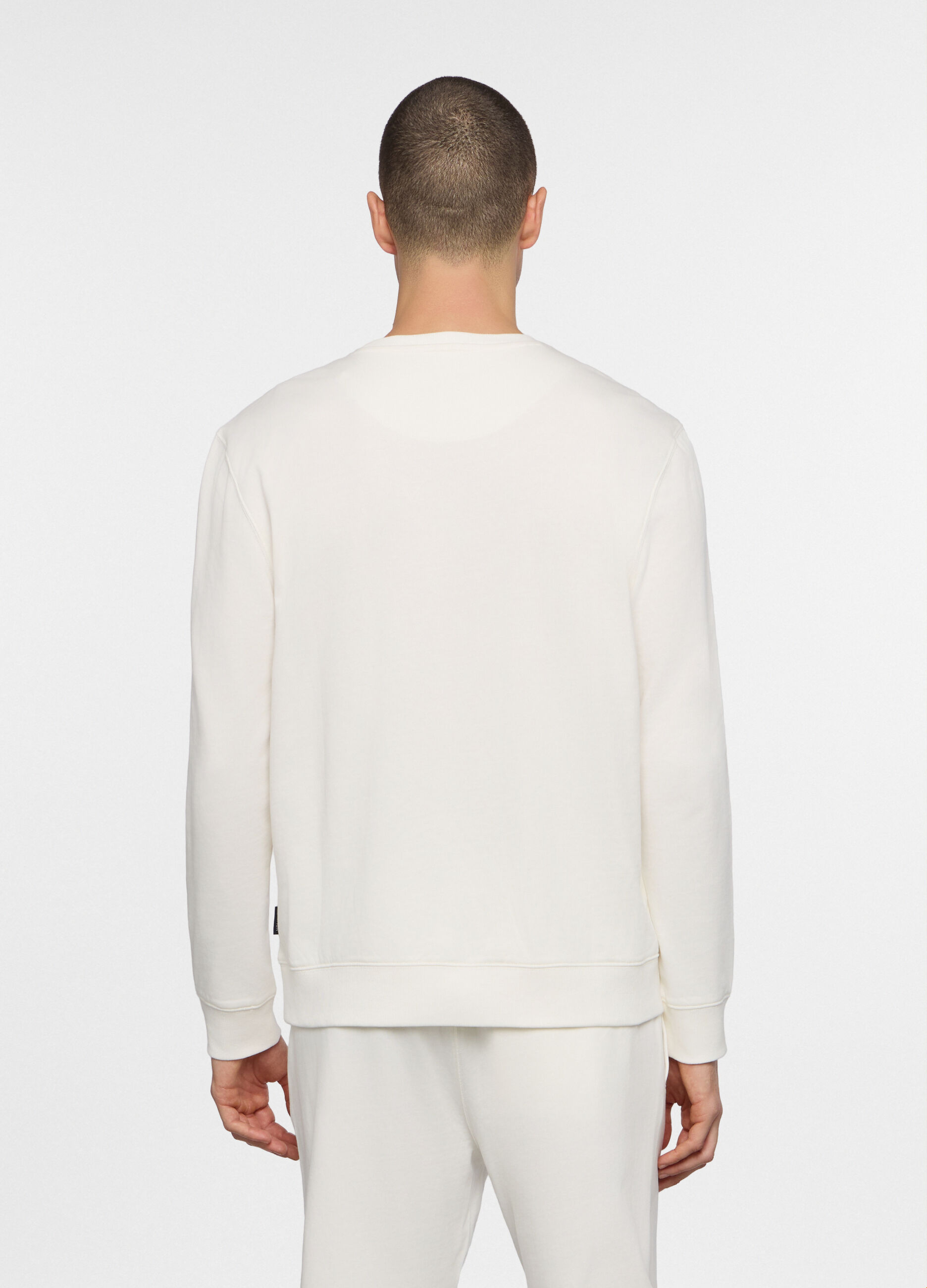 Felpa girocollo in cotone uomo_1