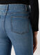 Jeans cropped flare fit in denim stretch donna_2