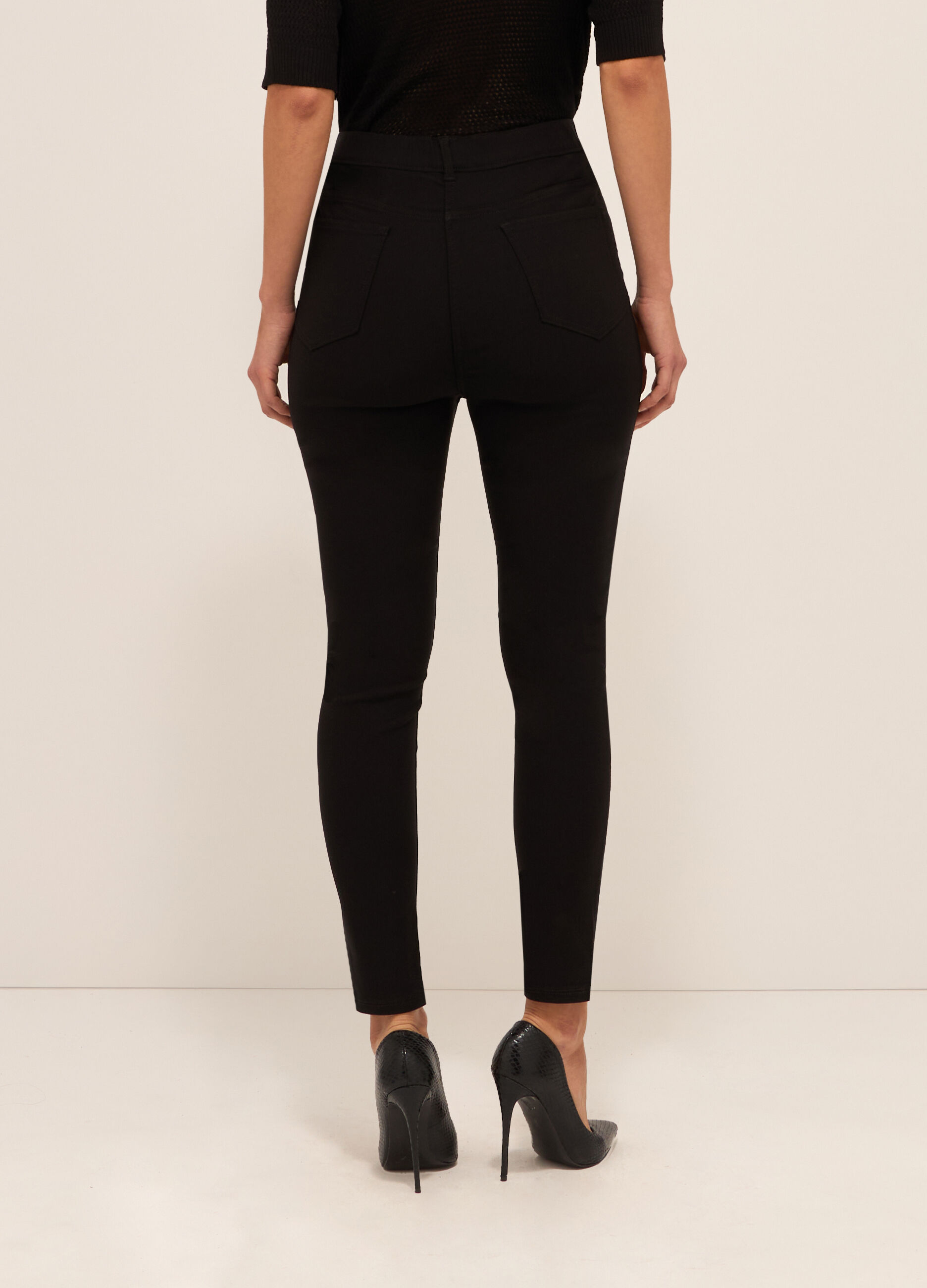 Pantaloni in misto viscosa donna_1