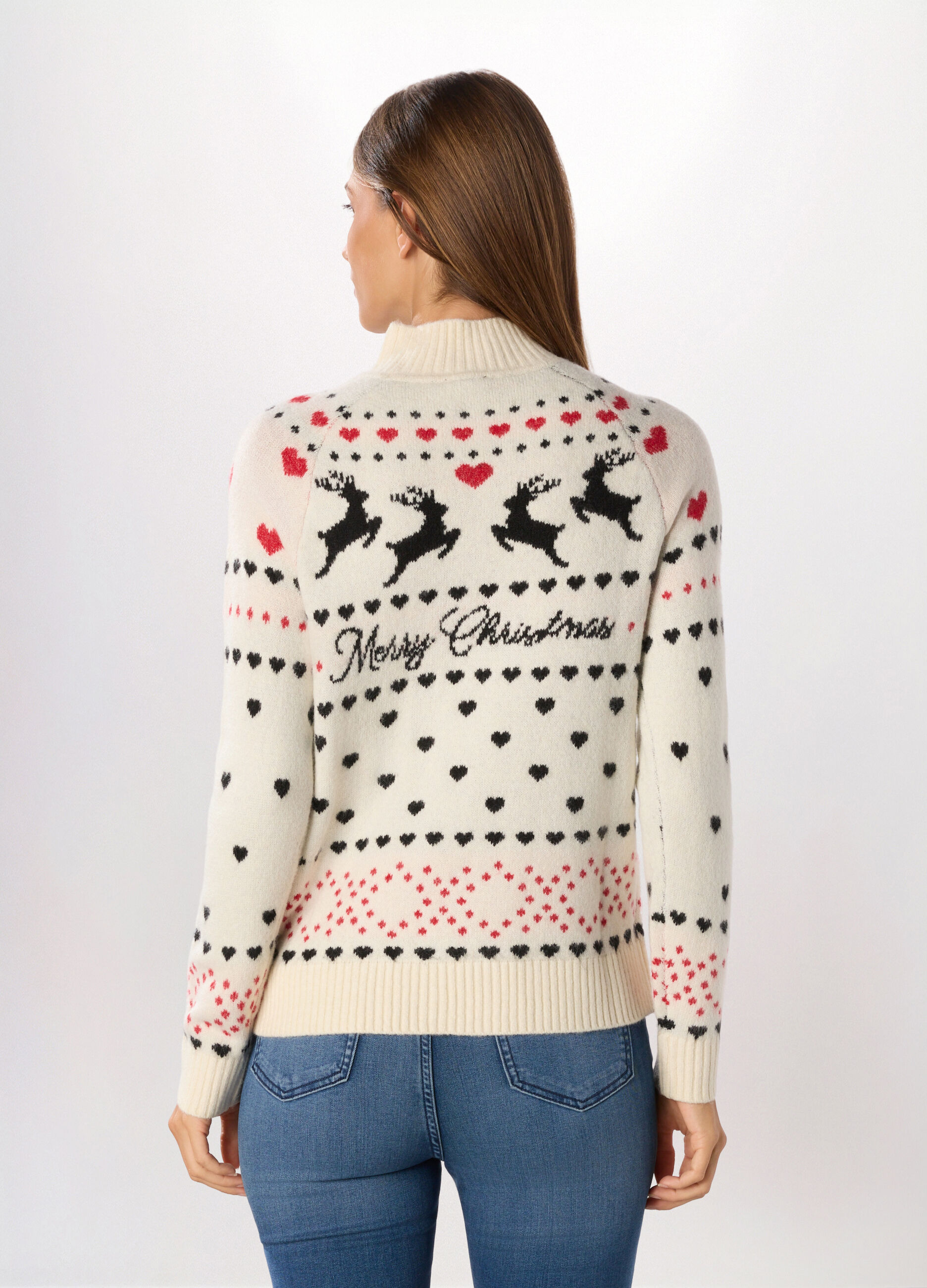 Pullover jacquard donna_1