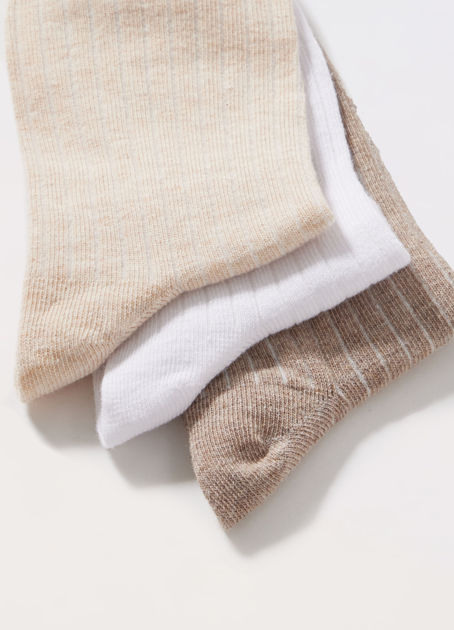 Pack 3 calze corte in misto cotone donna_1