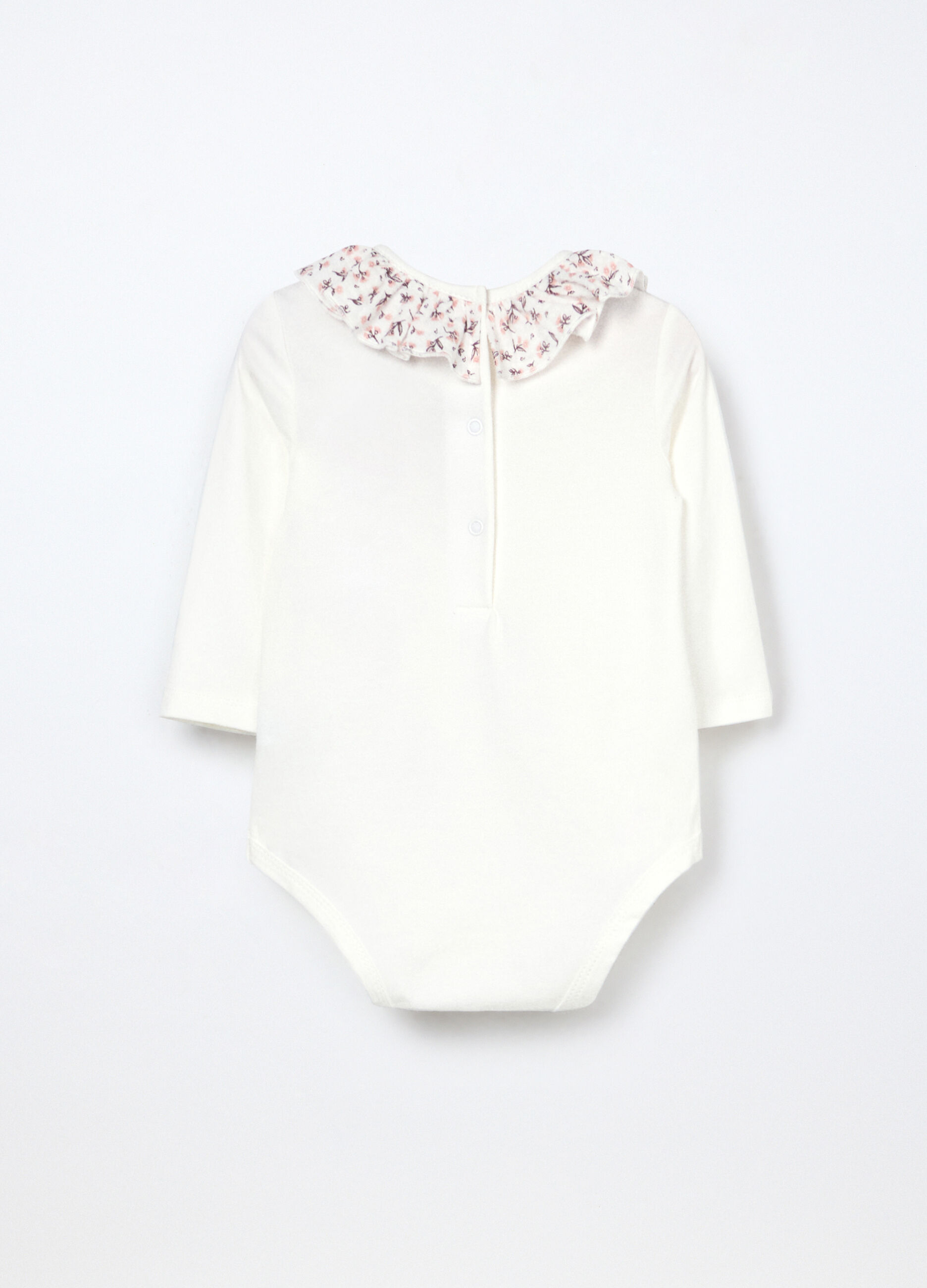 Body in jersey di cotone stretch neonata_1