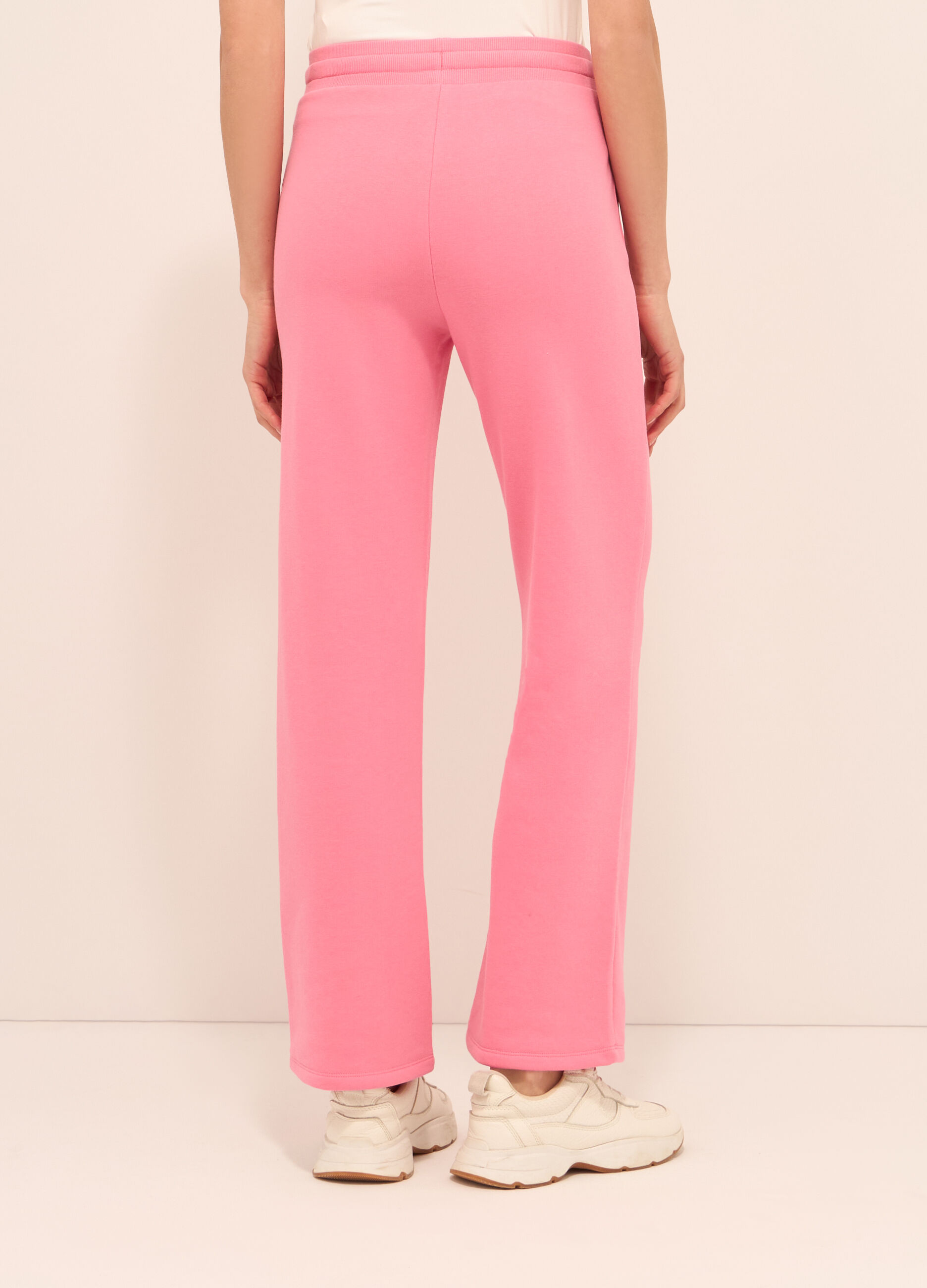 Jogger in french terry di misto cotone donna_1