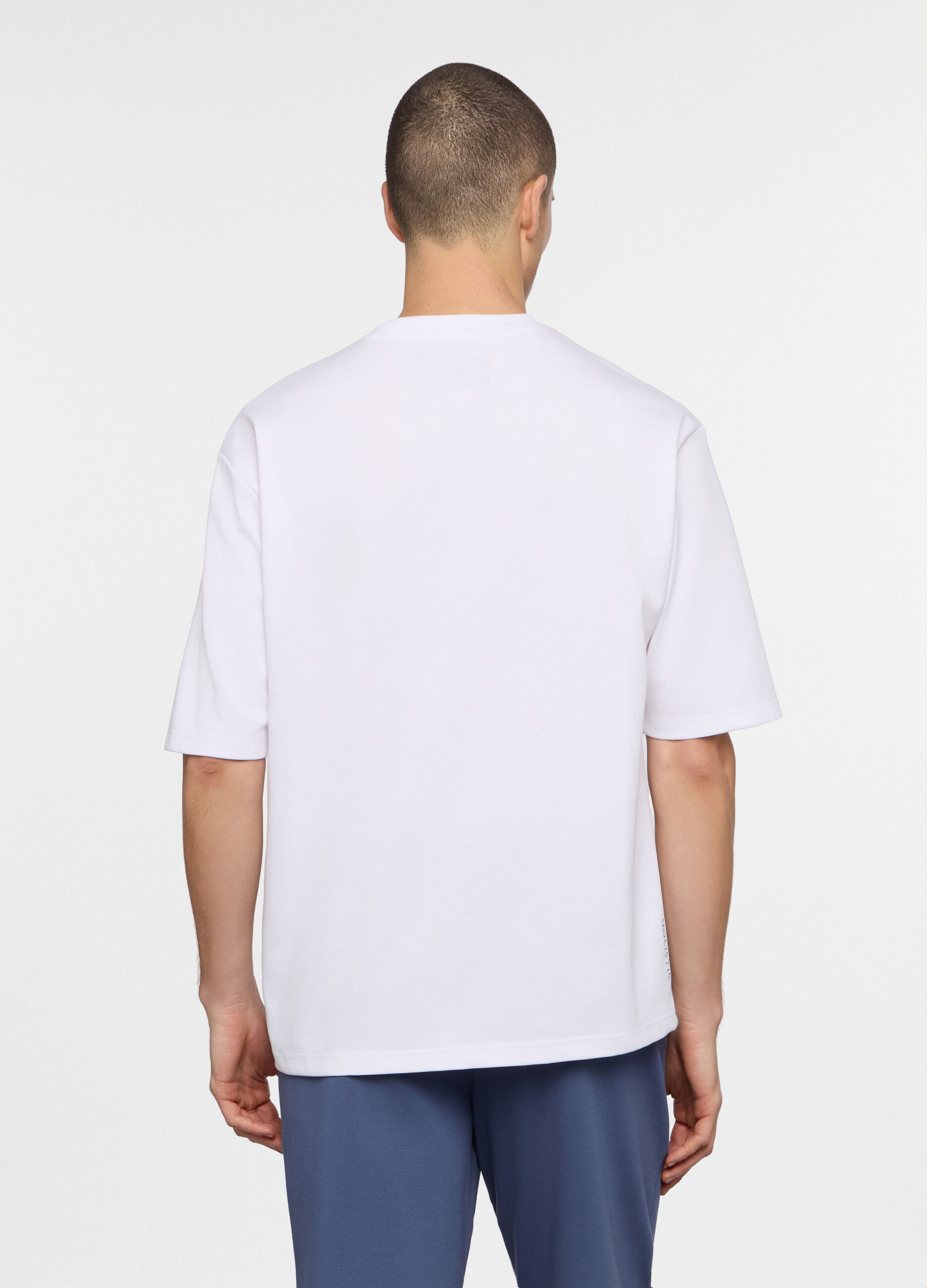 T-shirt girocollo in interlock uomo_1