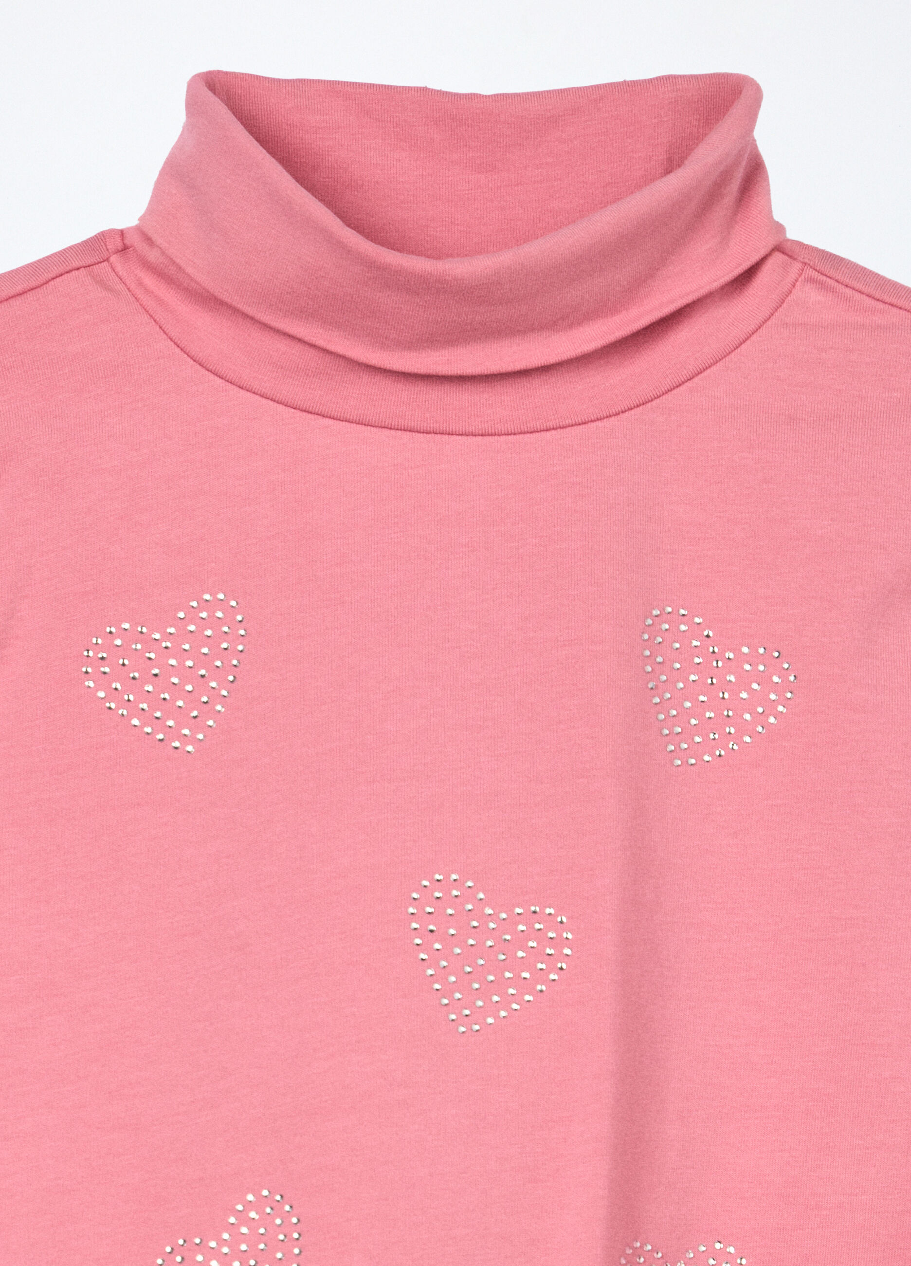 Lupetto in jersey di cotone stretch bambina_2