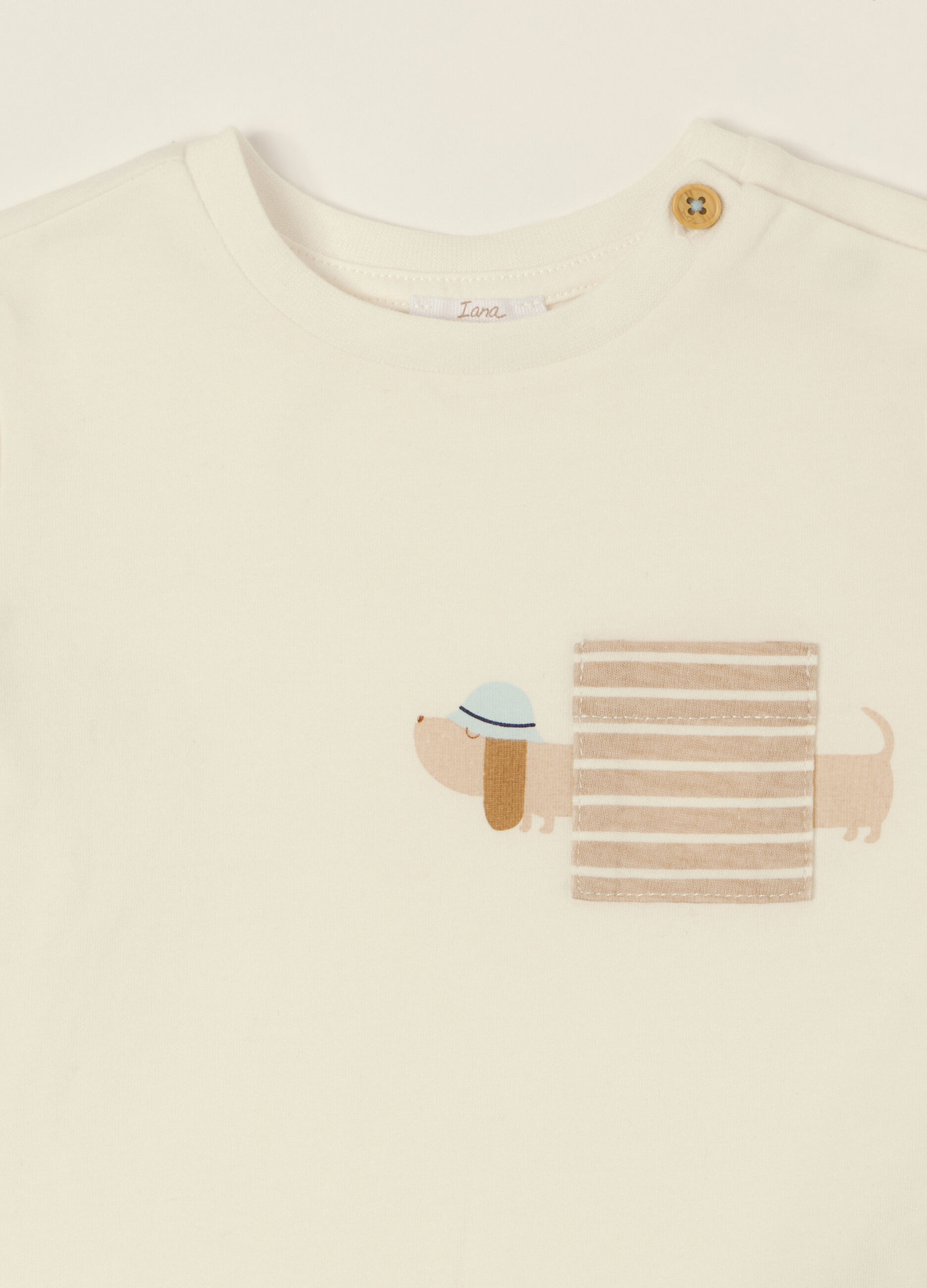 T-shirt bianca in cotone organico_2