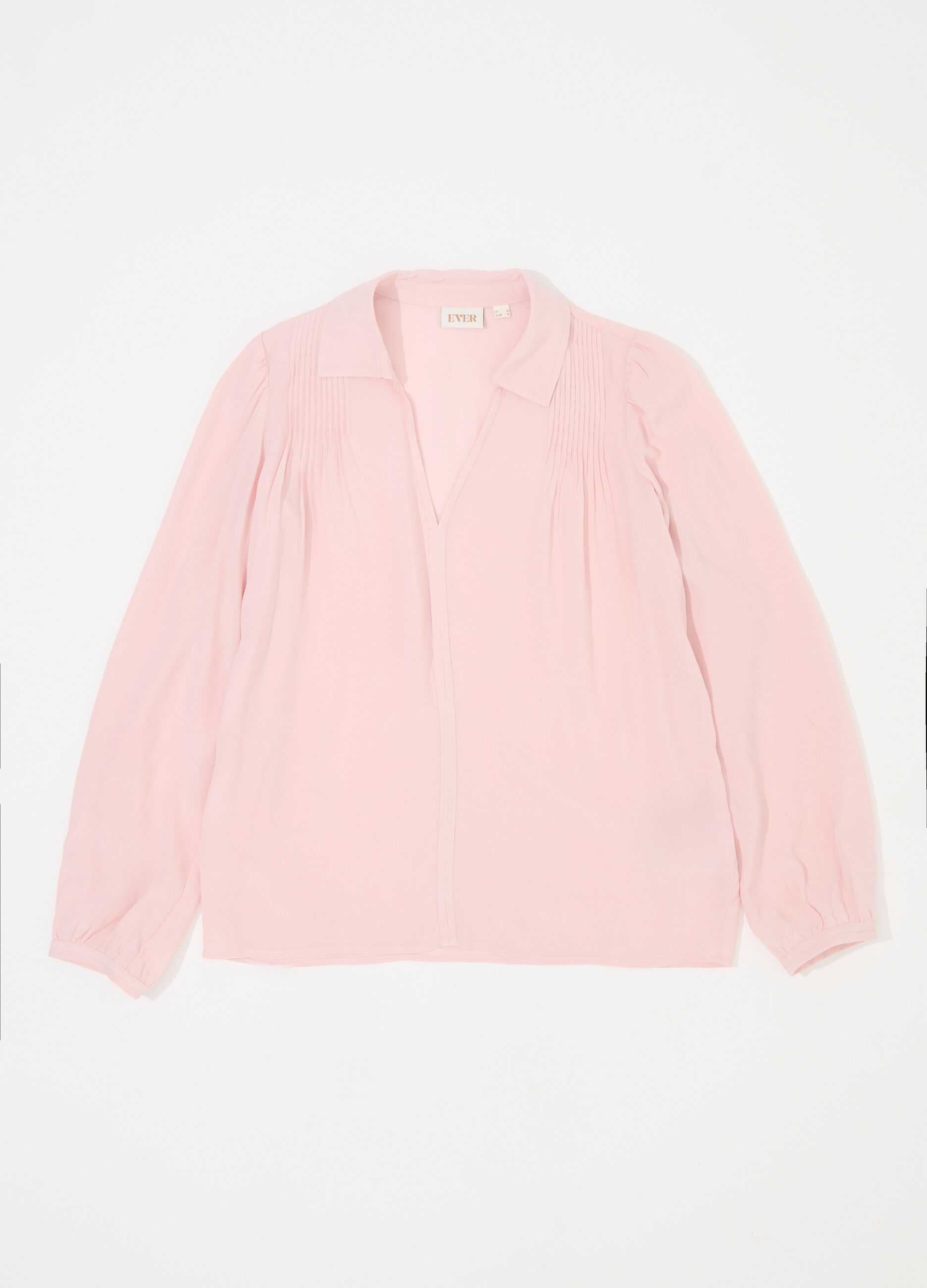 Camicia in viscosa a maniche lunghe donna_4