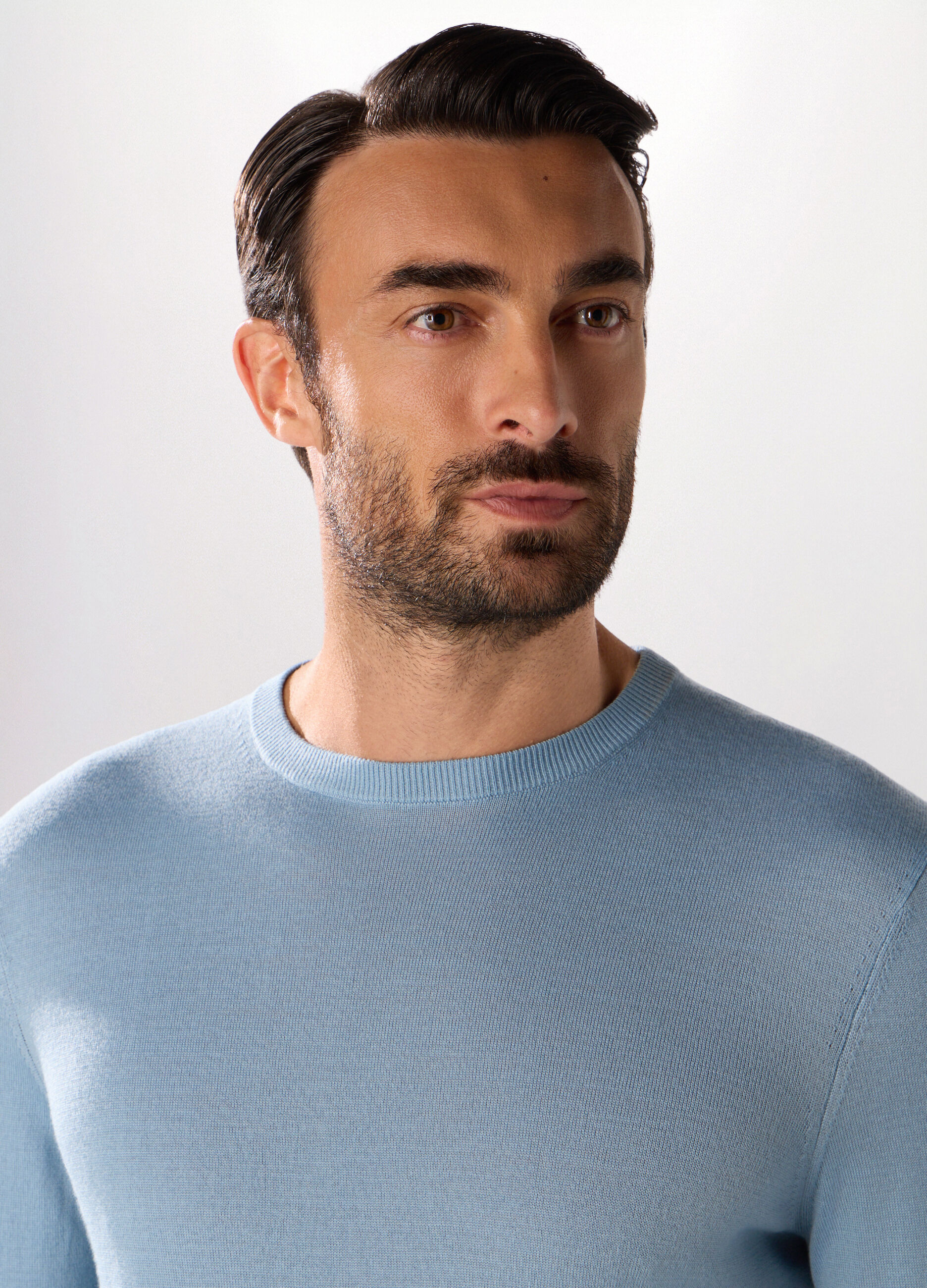Maglione girocollo in lana merino uomo_2