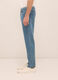 Jeans 5 tasche regular fit in denim di puro cotone uomo_2