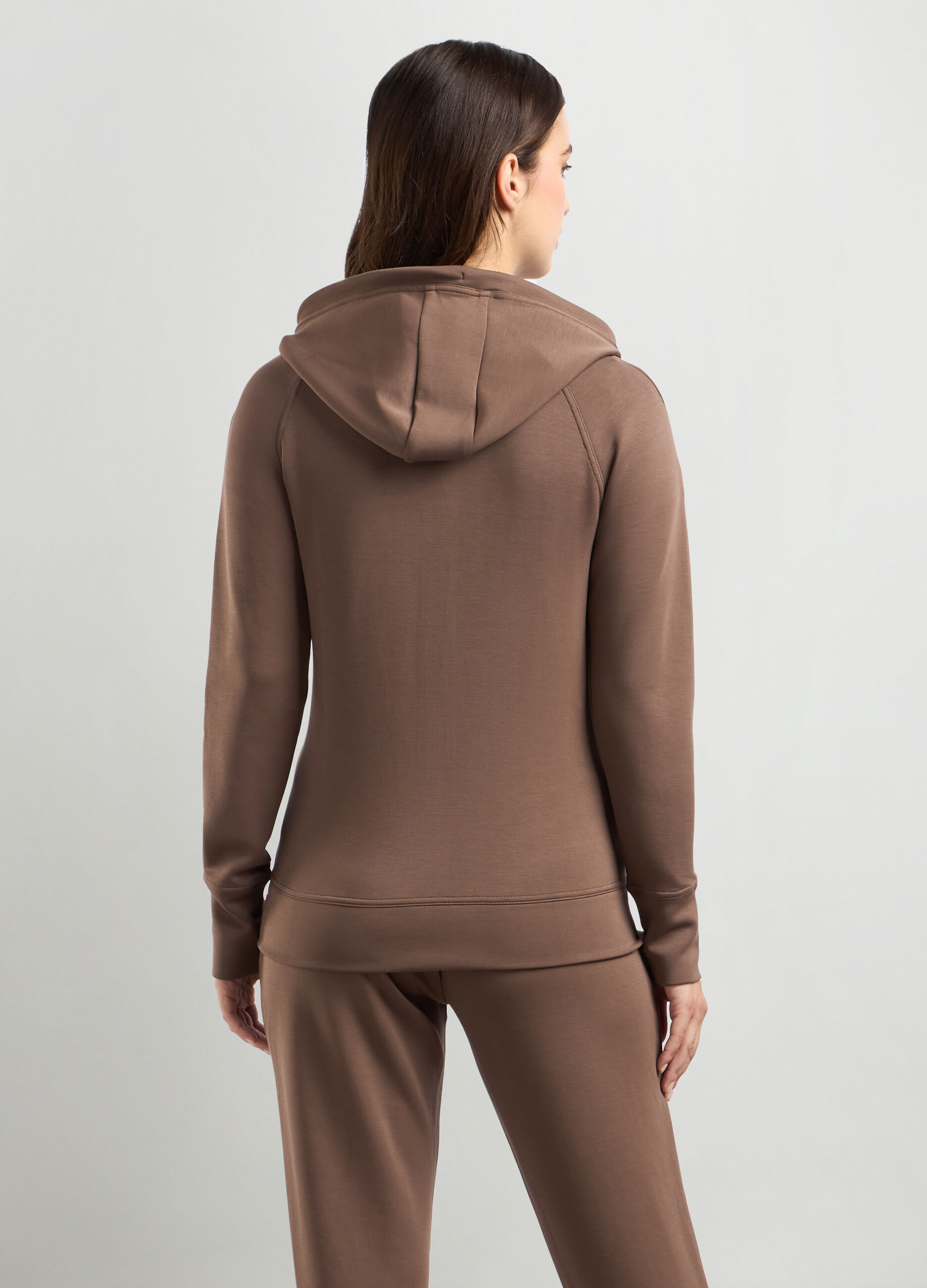 Felpa in misto modal donna_1