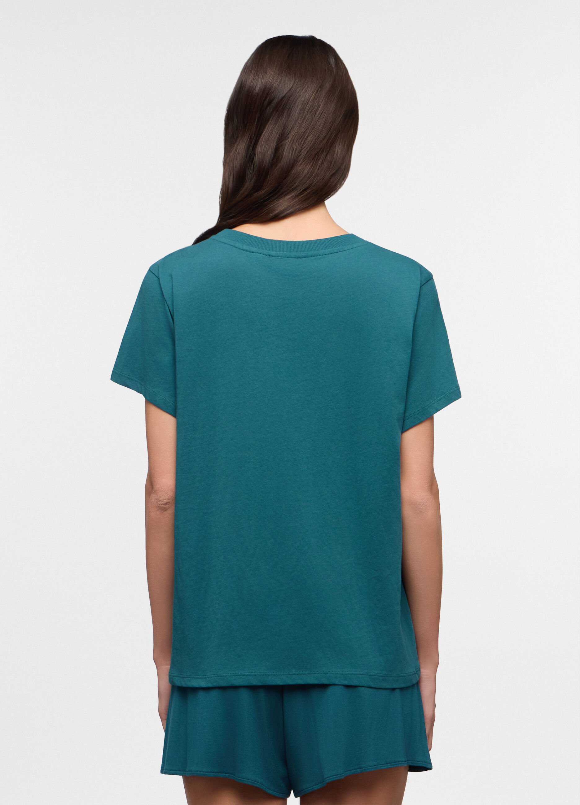 T-shirt girocollo donna_1