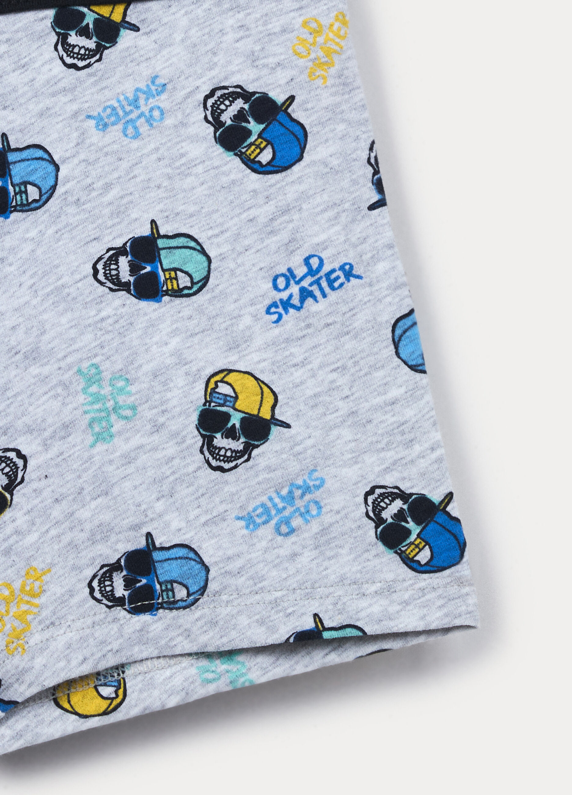 Boxer con stampa in cotone stretch ragazzo_2