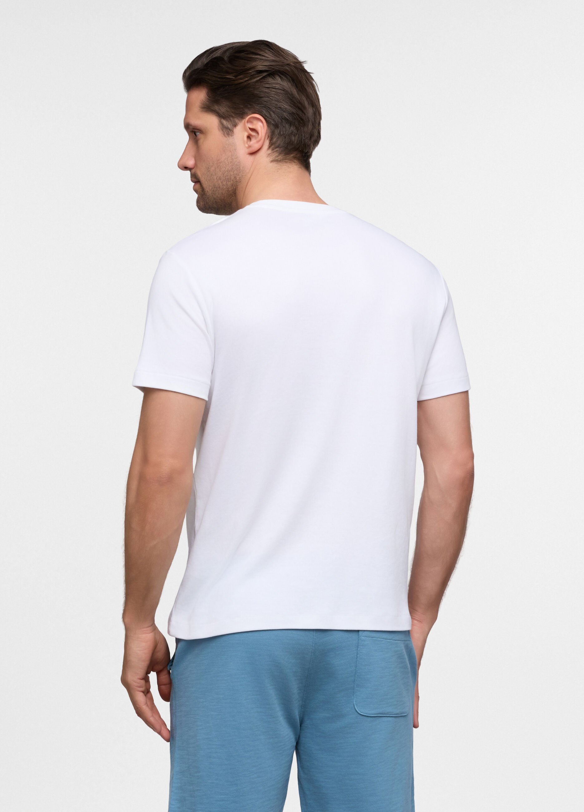 T-shirt regular fit in interlock di cotone_1