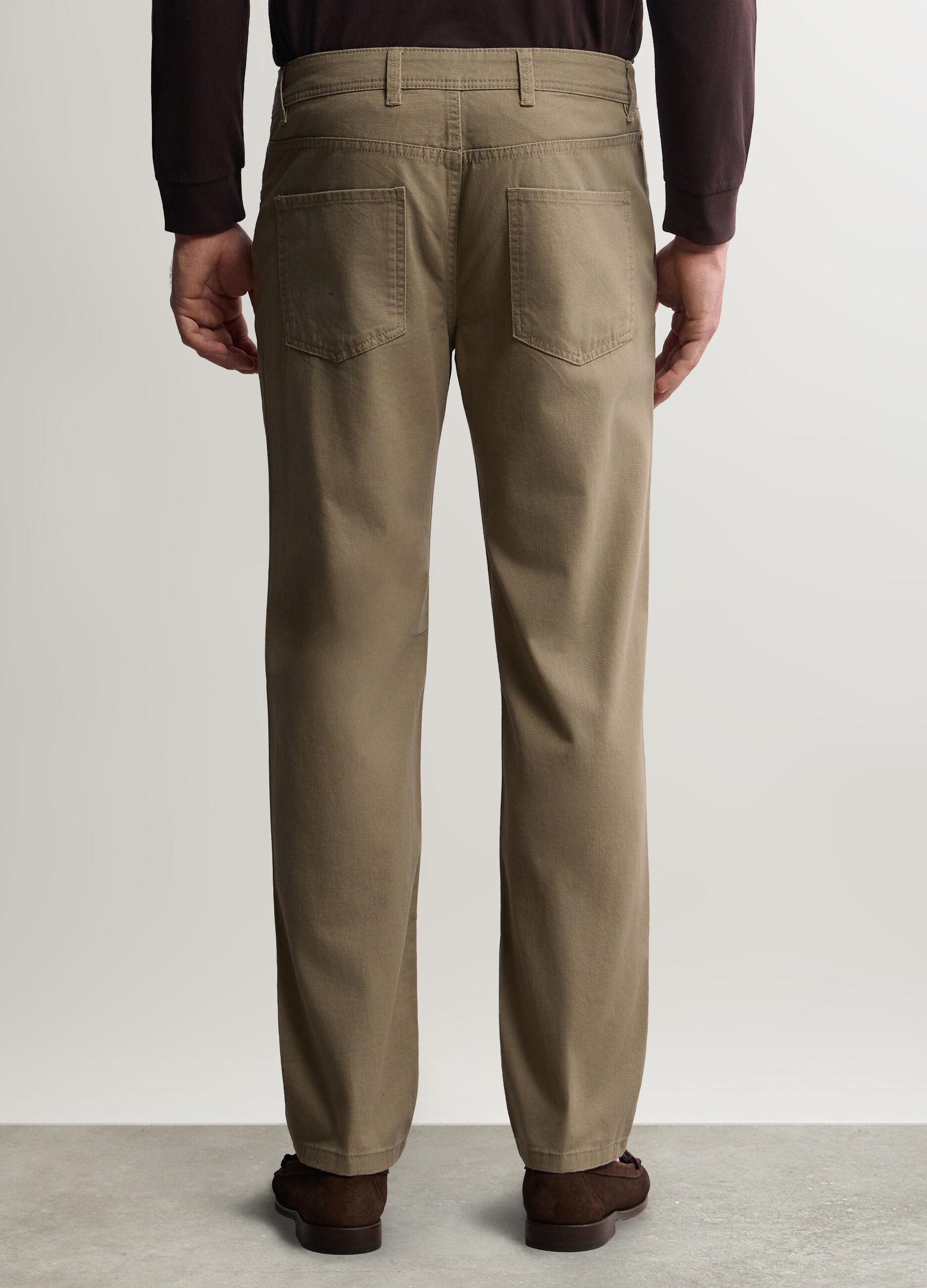 Pantaloni 5 tasche in cotone uomo_2