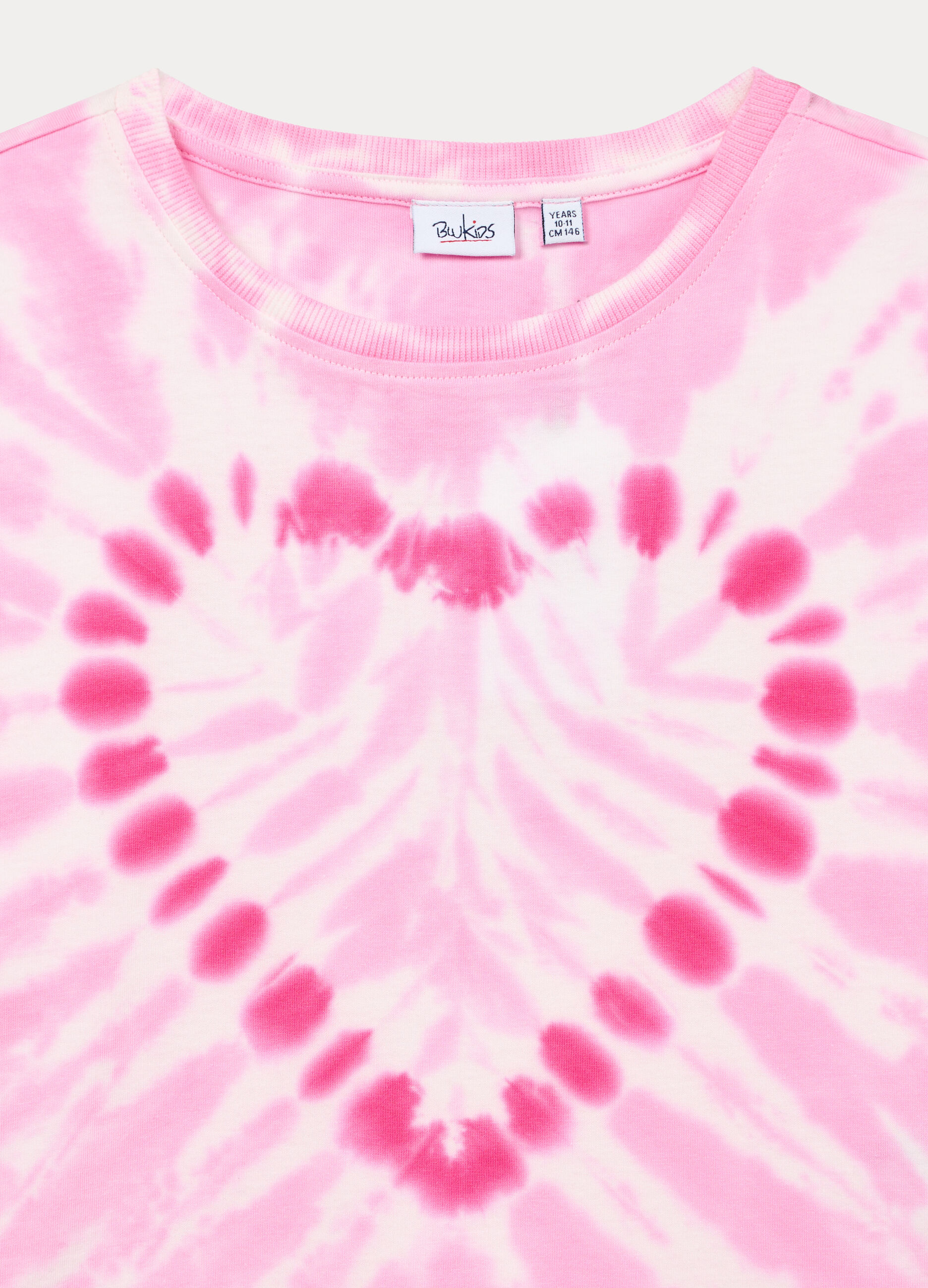 T-shirt boxy fit in jersey di puro cotone ragazza_2