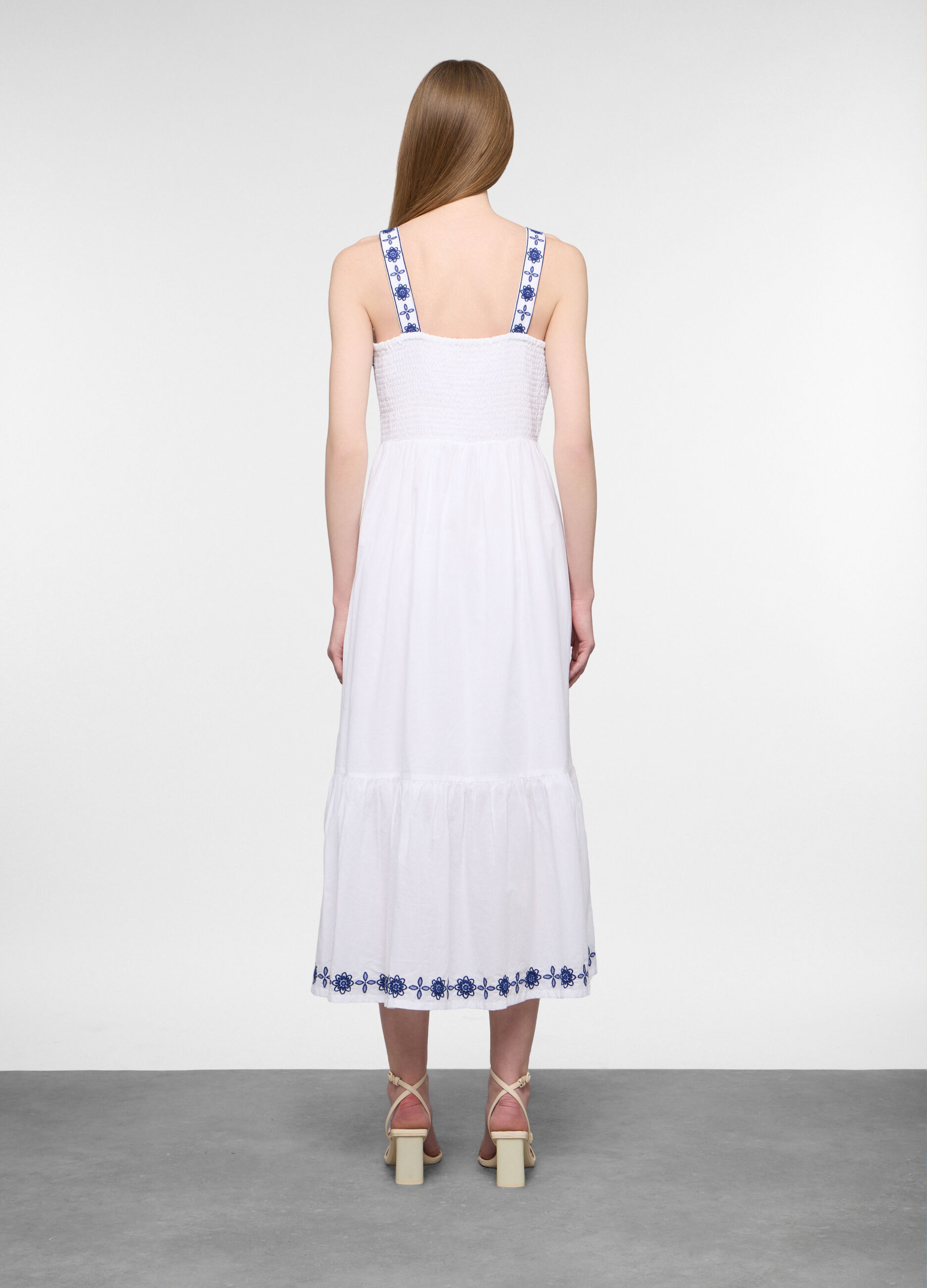 Abito lungo in puro cotone donna_1