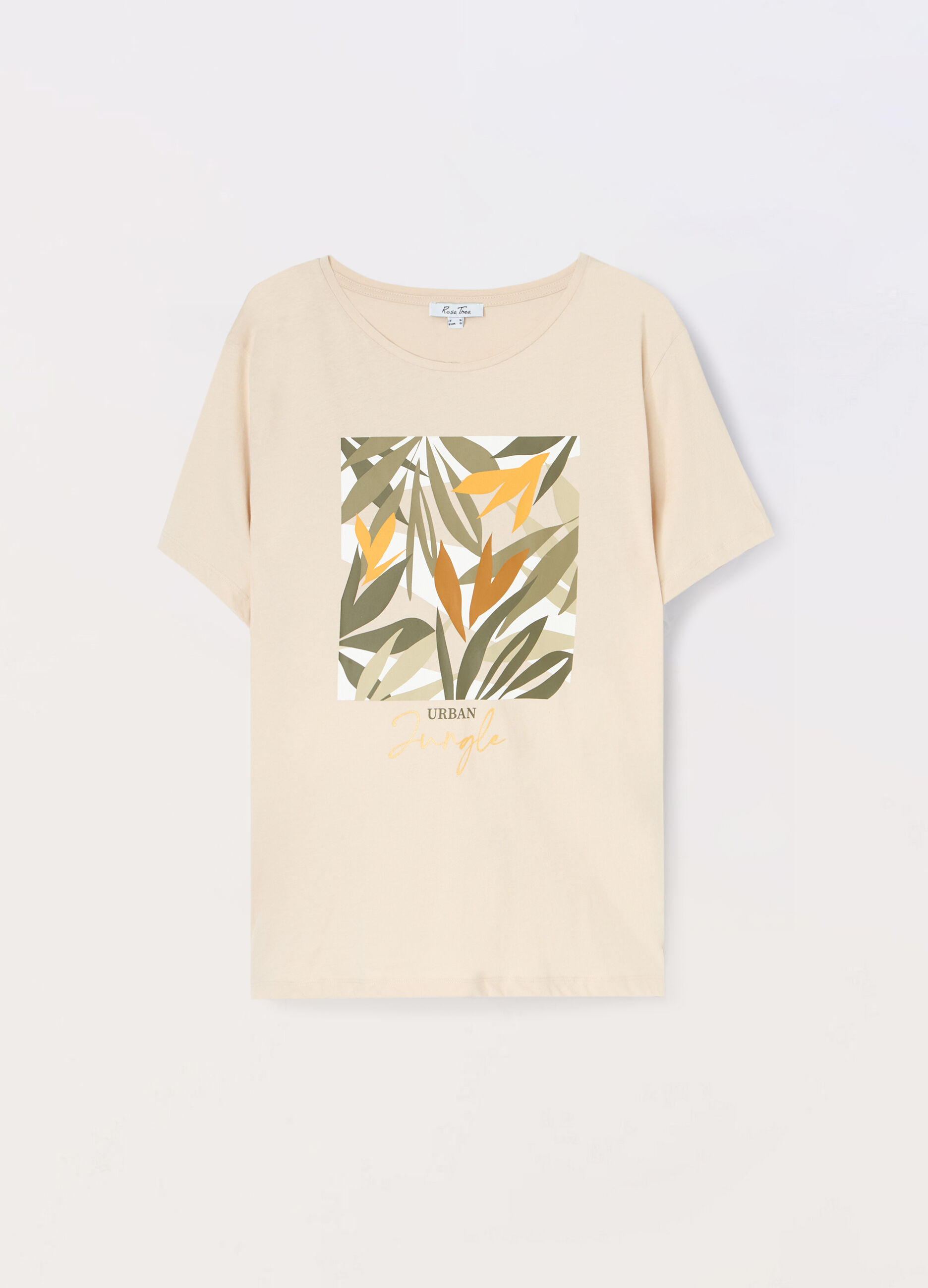 T-shirt in jersey di puro cotone donna curvy_0
