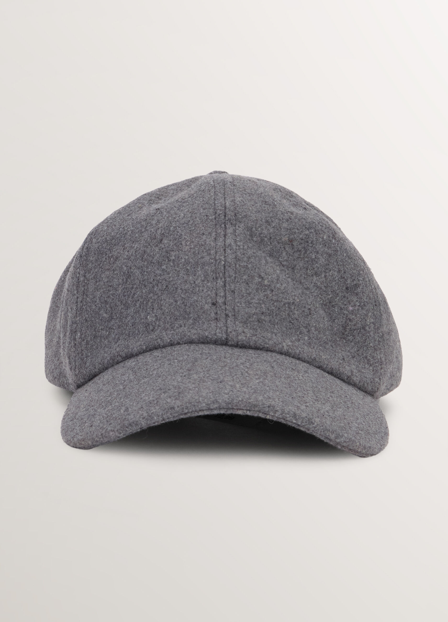 Cappello baseball in misto cotone e lana uomo_0