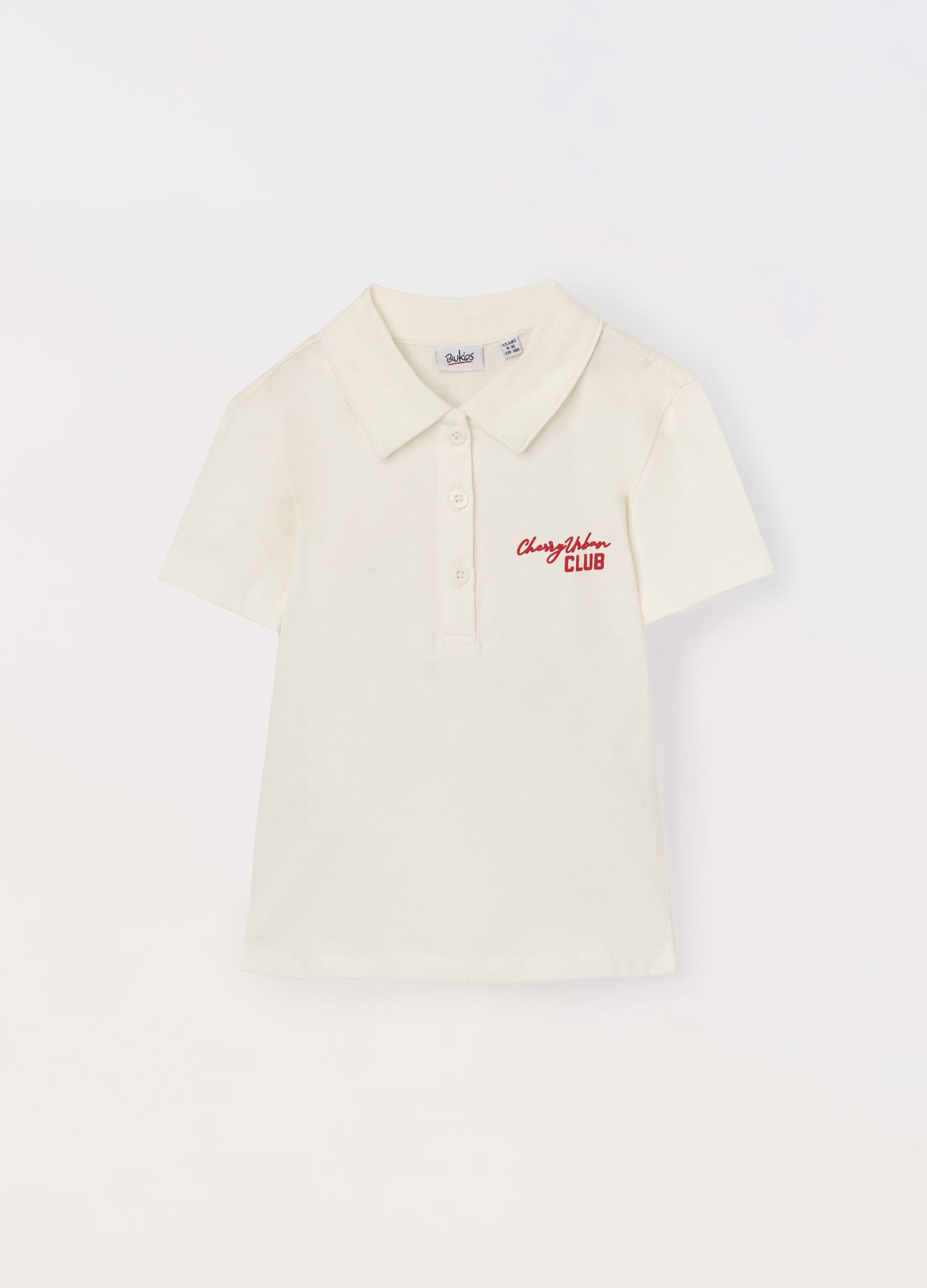 Polo in jersey di cotone stretch ragazza_0