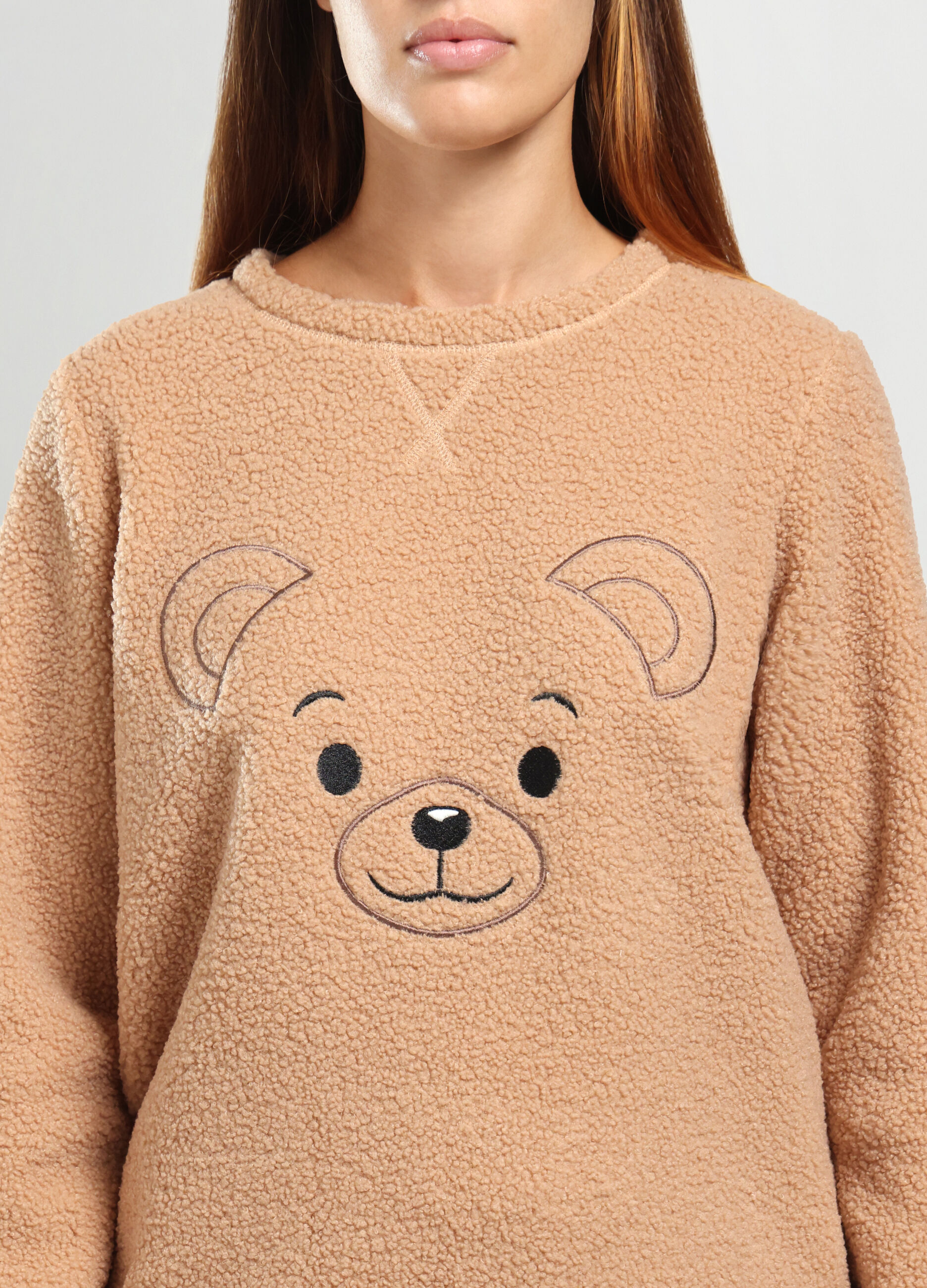 Set pigiama in fleece donna_2