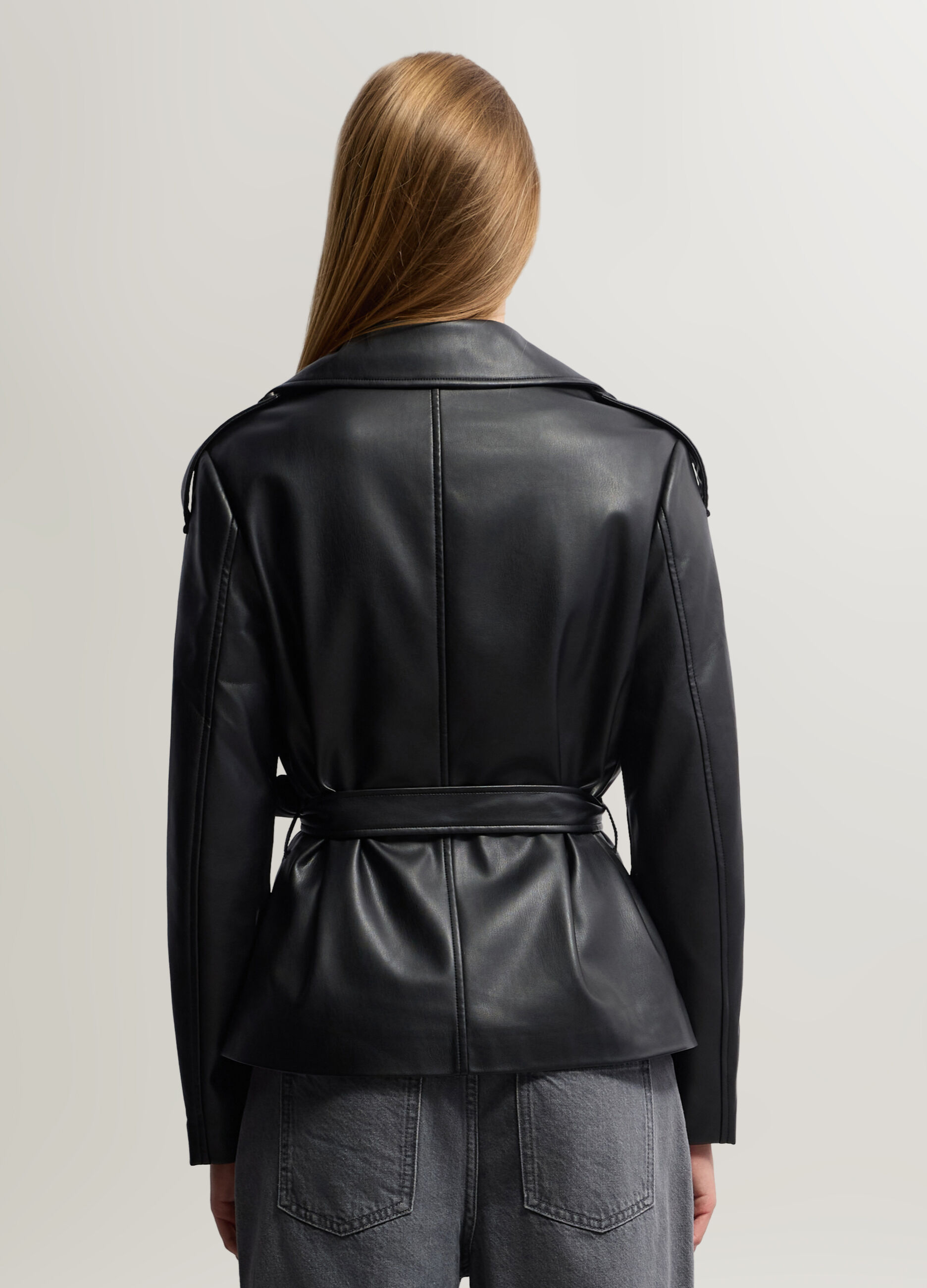 Trench in eco pelle donna_1