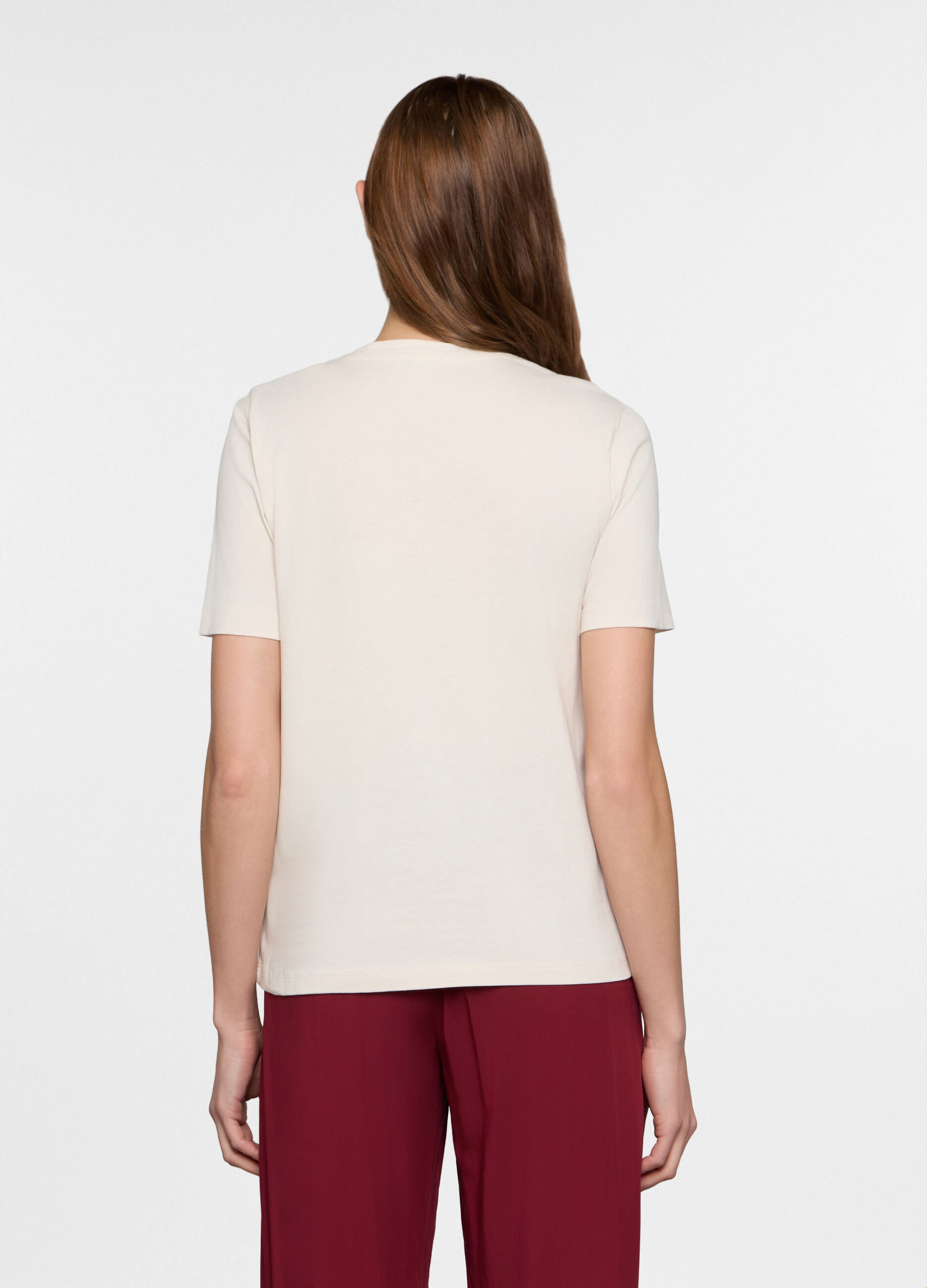 T-shirt girocollo donna _1