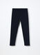 Leggings in french terry di cotone stretch bambina_0