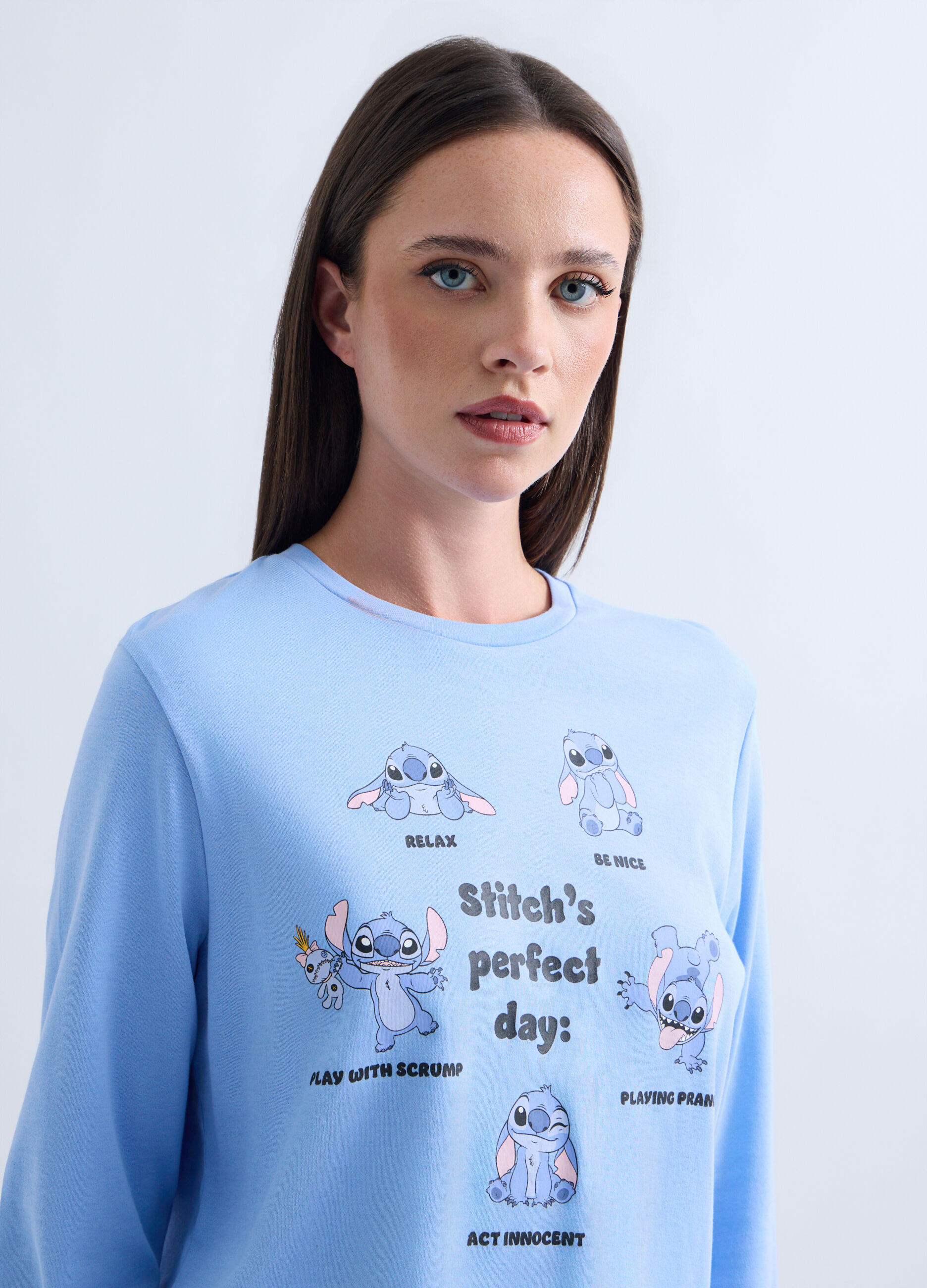Set pigiama Disney in interlock di puro cotone donna