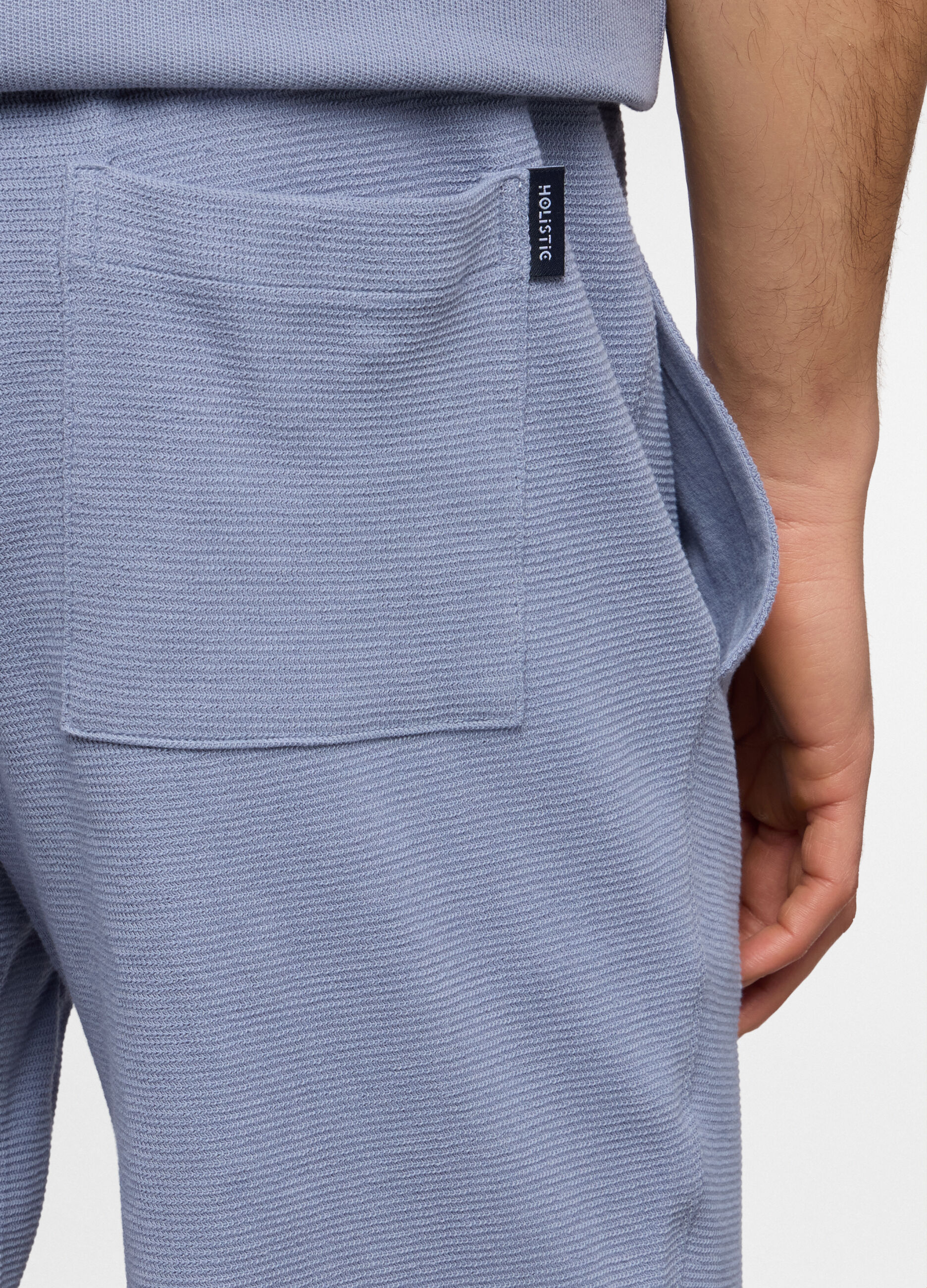Pantaloncini in maglia di cotone uomo_2