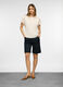 T-shirt a girocollo fit regular in puro cotone slub donna_0