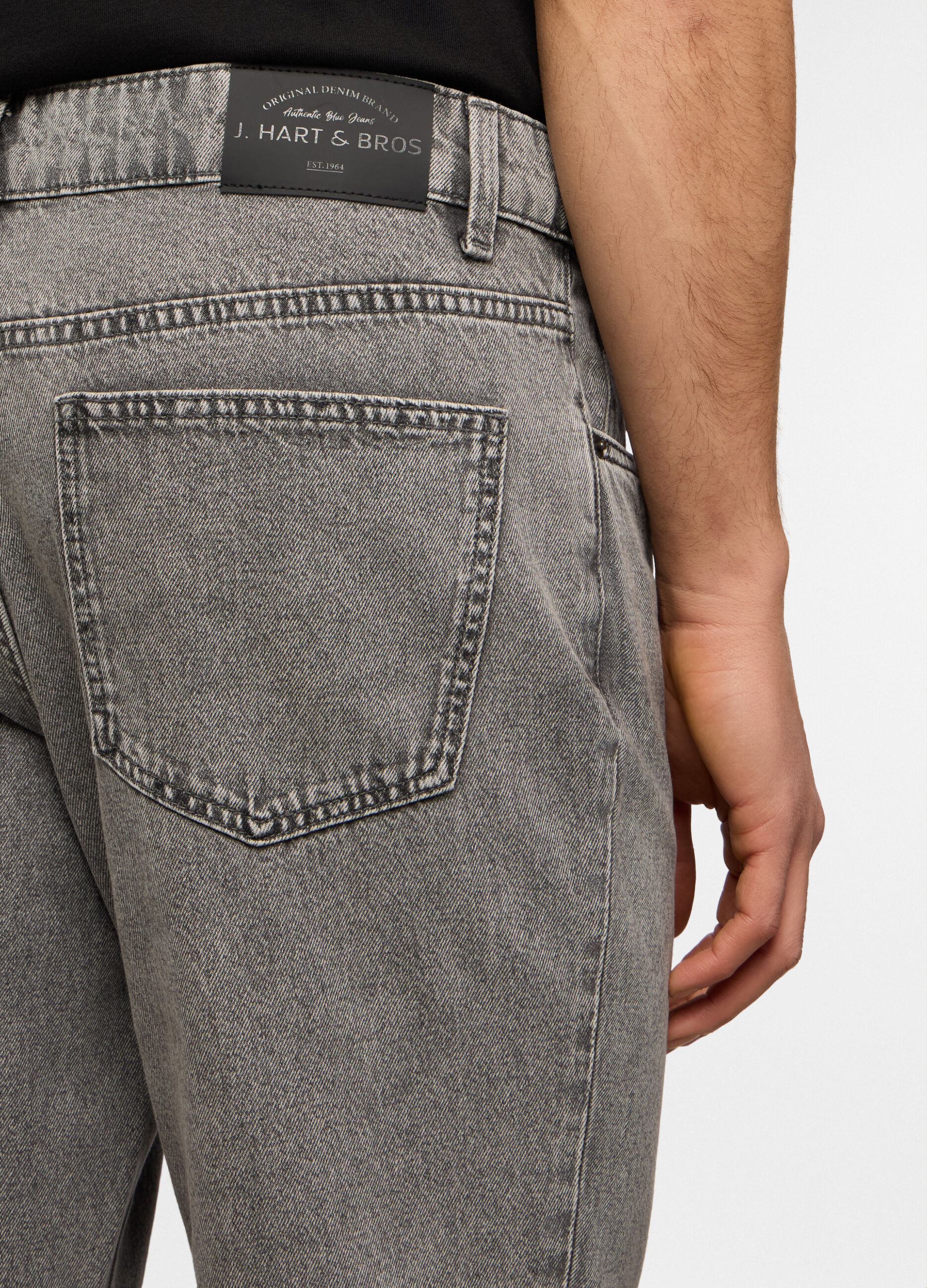 Jeans 5 tasche slim fit in denim uomo_3