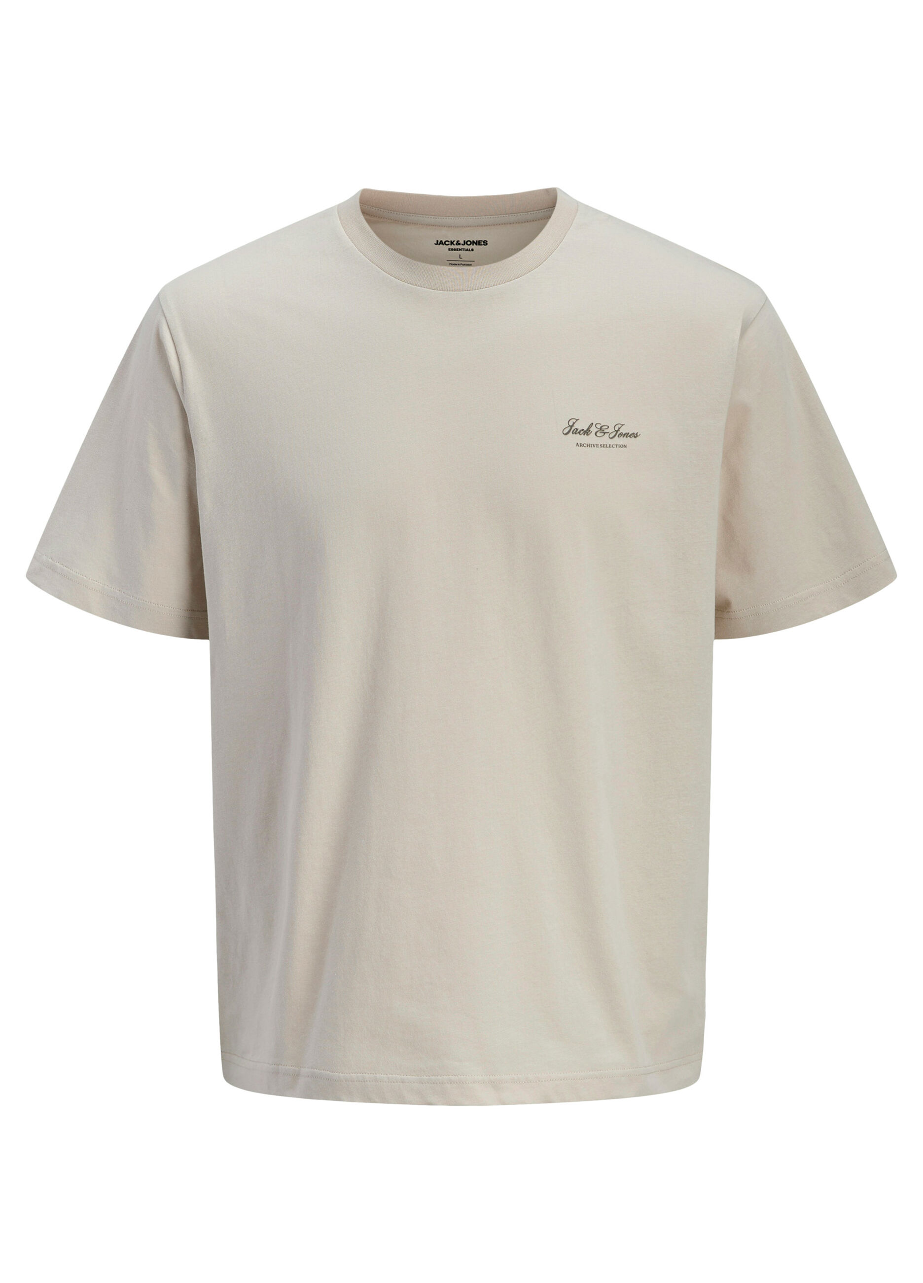 T-shirt loose fit con scritta uomo_5