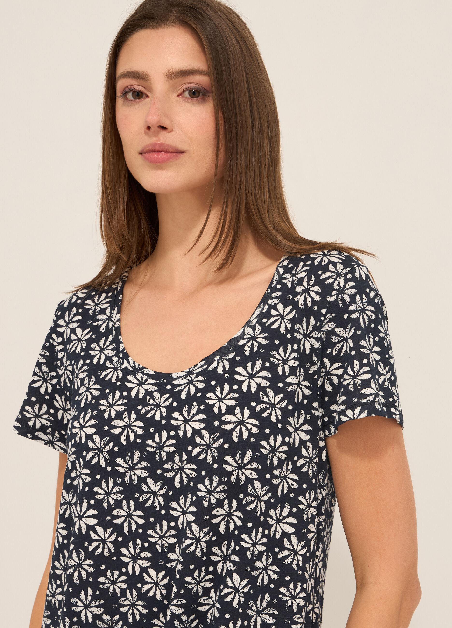 Abito lungo in puro cotone donna_2