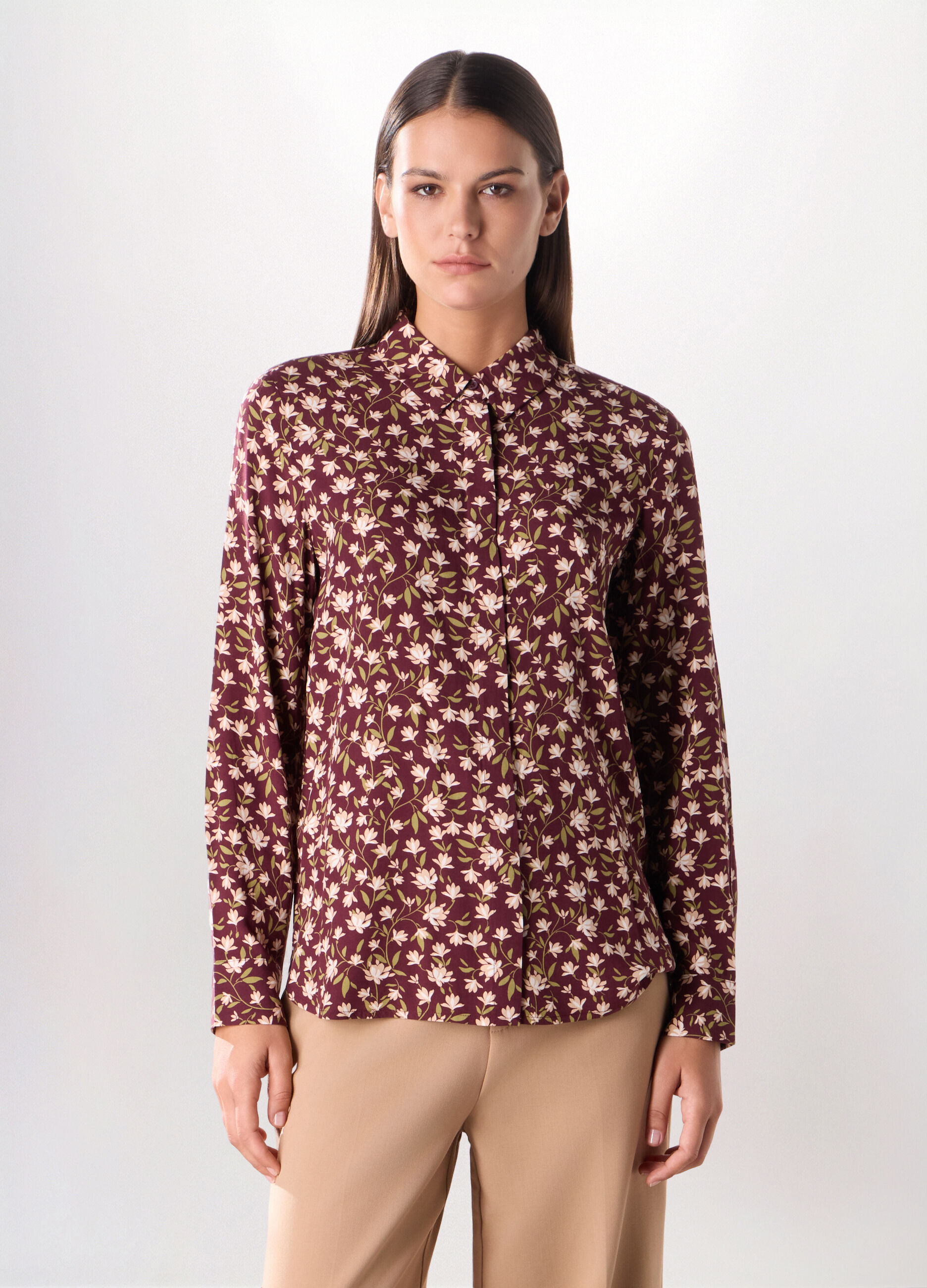 Camicia in pura viscosa donna_0