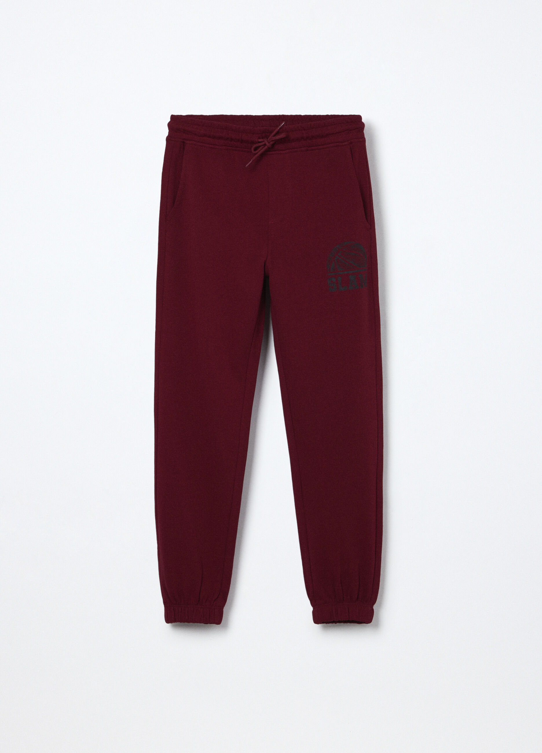 Jogger in french terry di puro cotone ragazzo_0