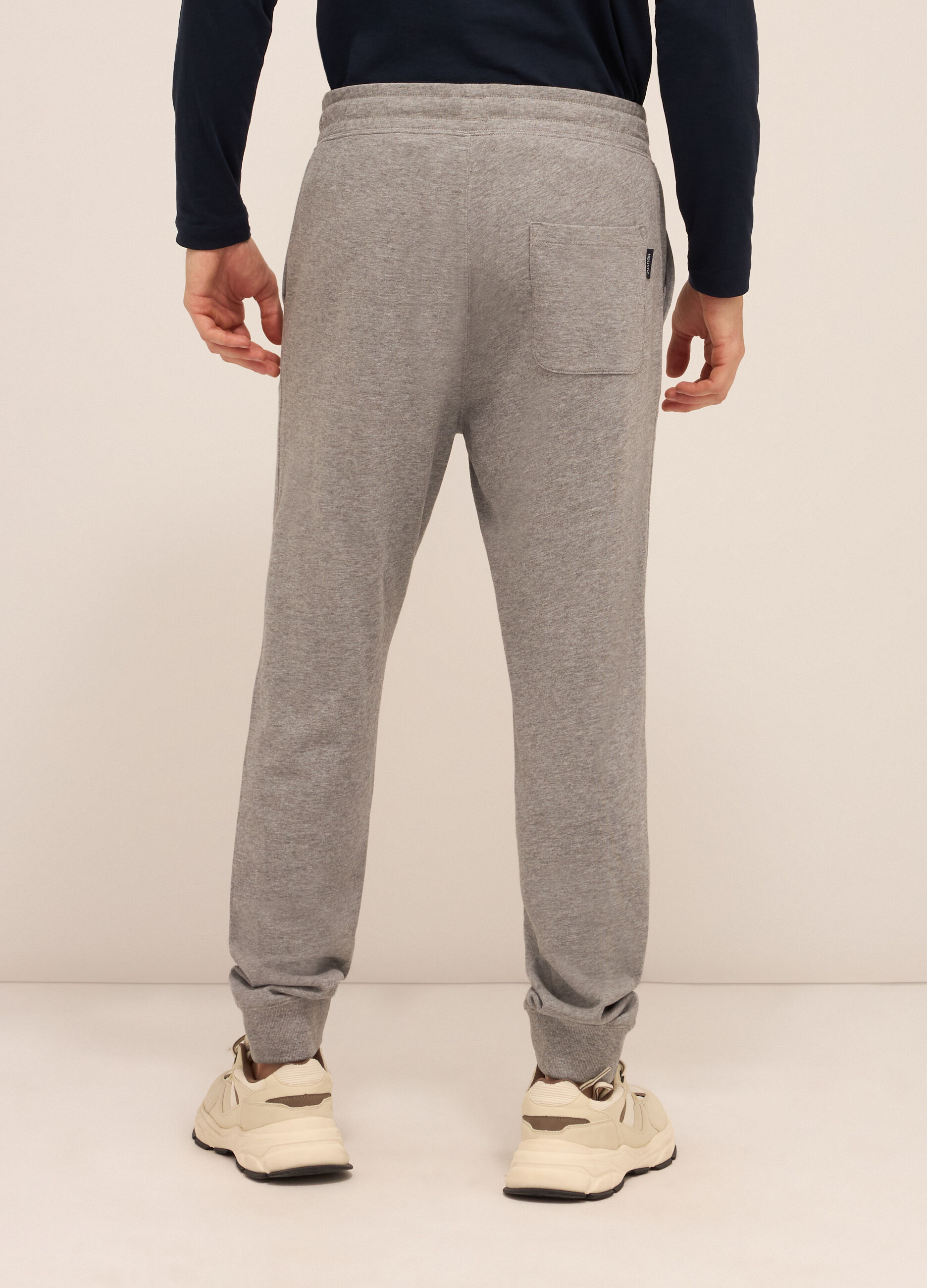 Jogger in puro cotone uomo_1