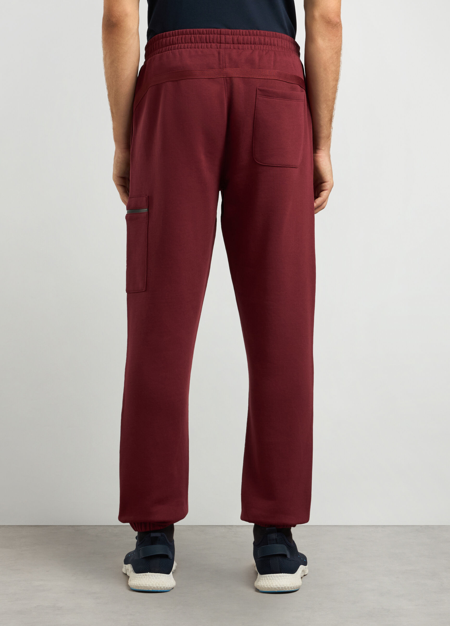 Joggers regular fit in misto cotone uomo_1