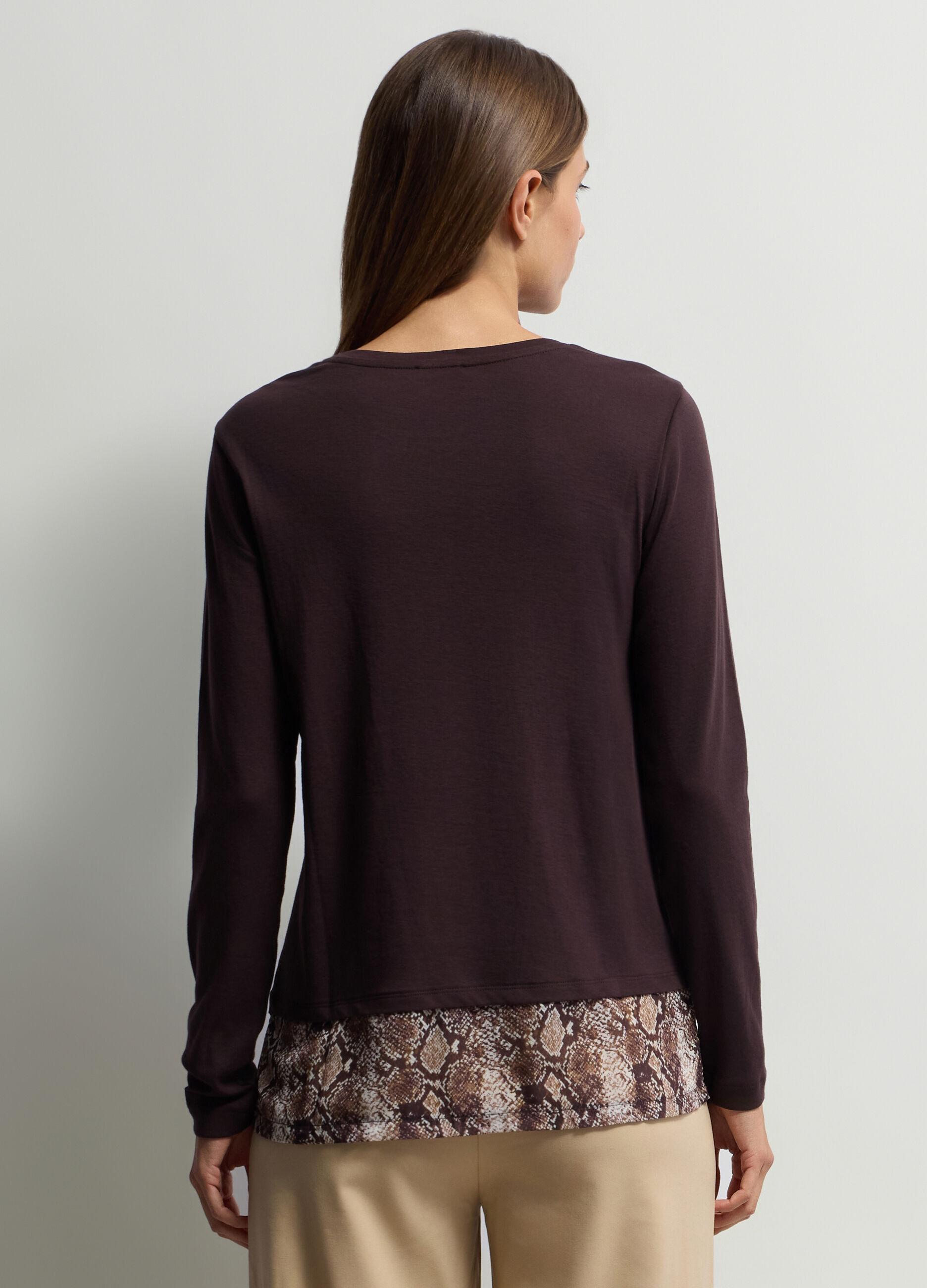 T-shirt girocollo donna_1